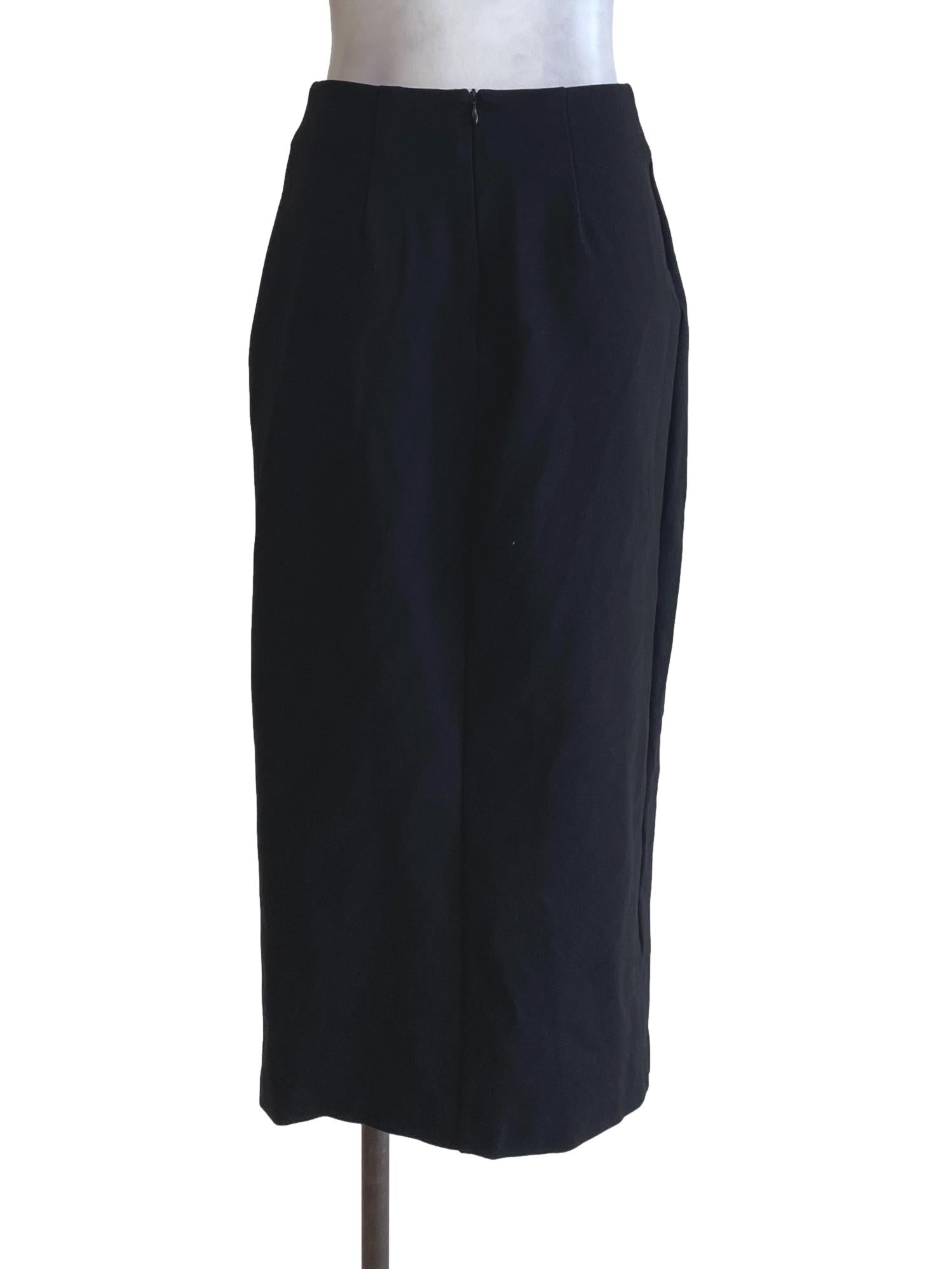 Black Slip Skirt LB