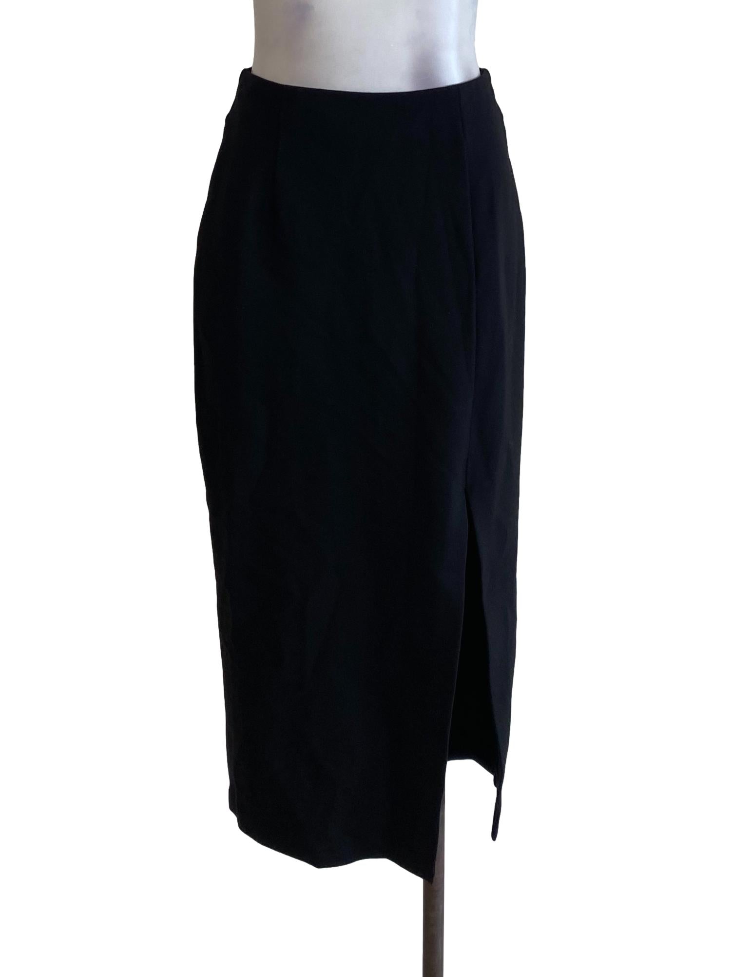 Black Slip Skirt LB