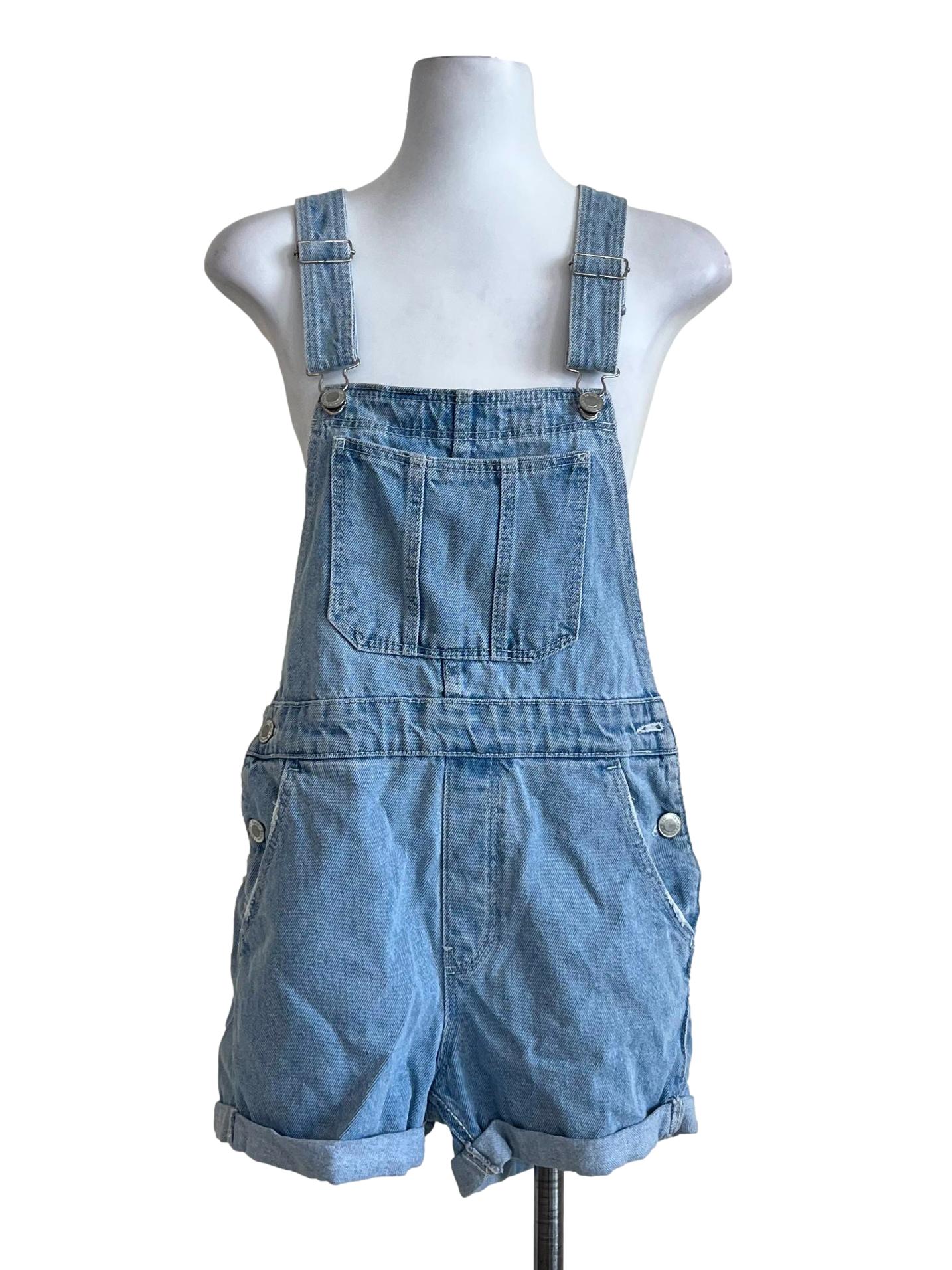 Light Blue Sleeveless Romper