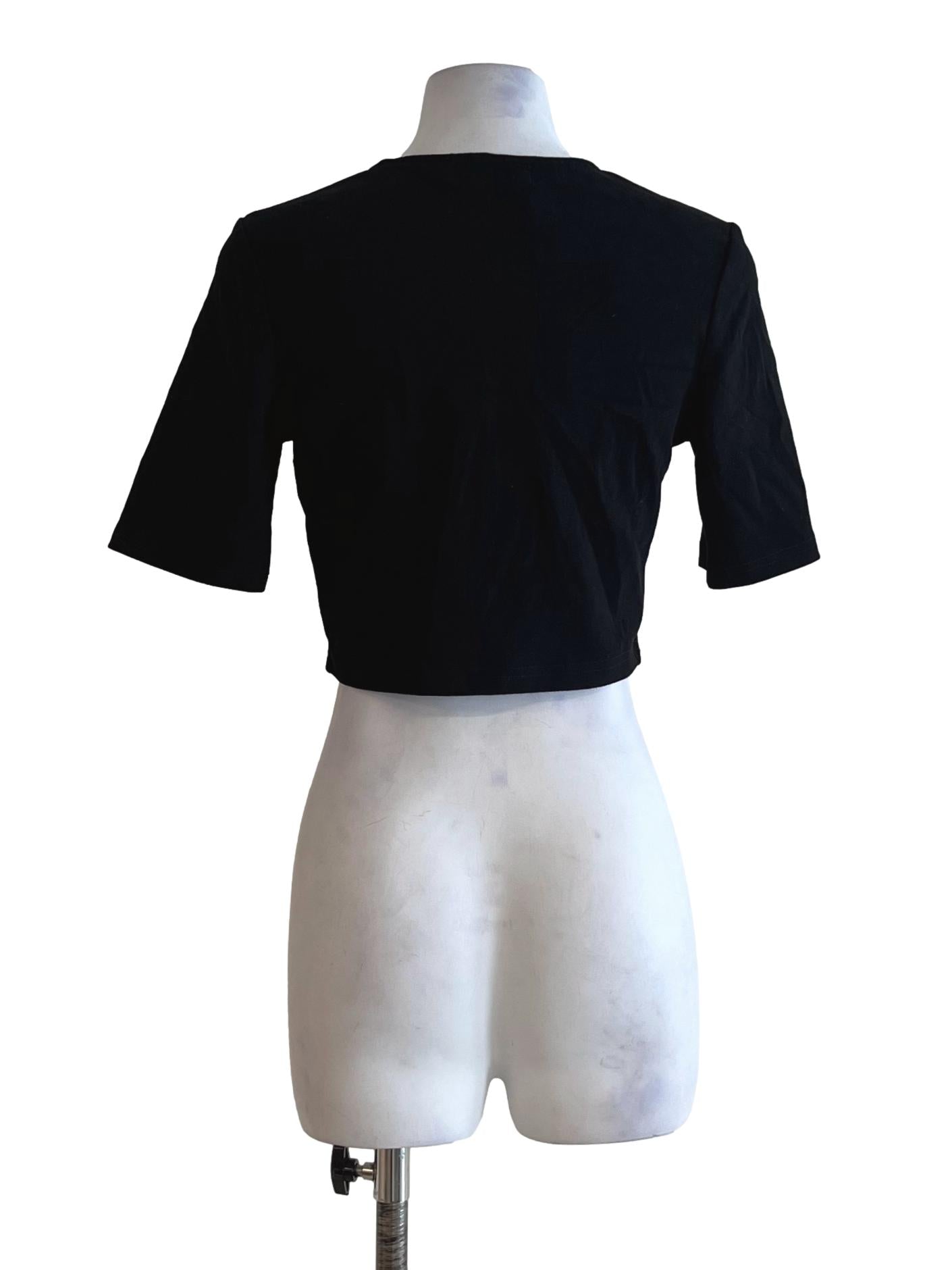 Black Jewel Neckline Blouse TTR