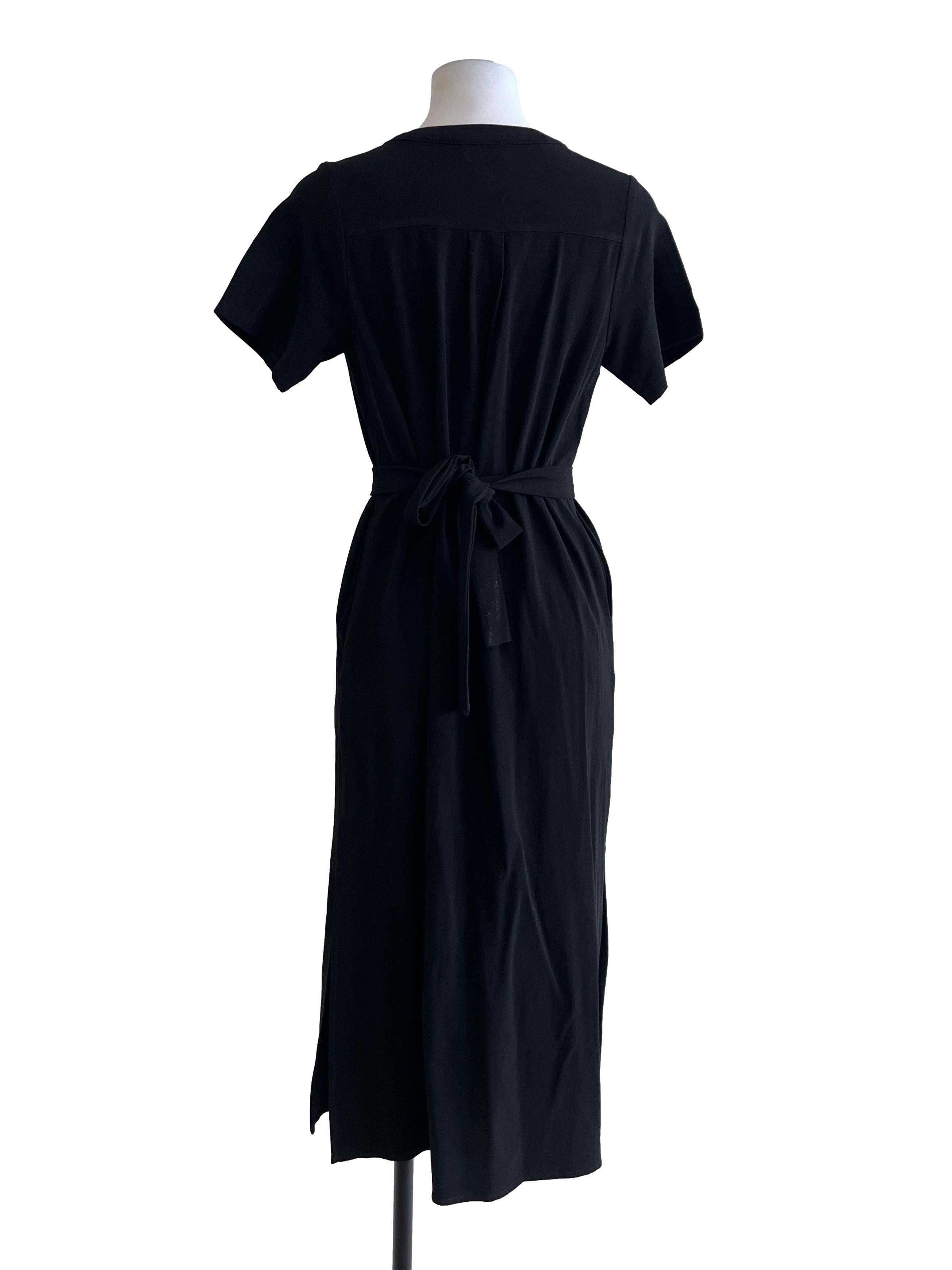 Onyx Black A-Line Dress