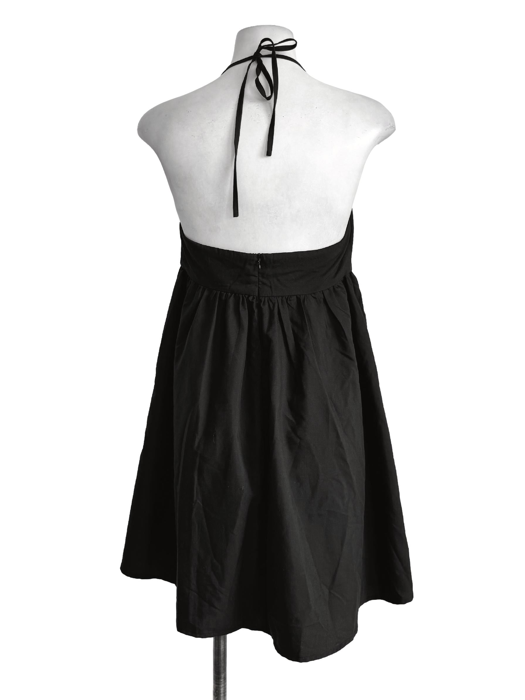 Black Padded Bouffant Dress