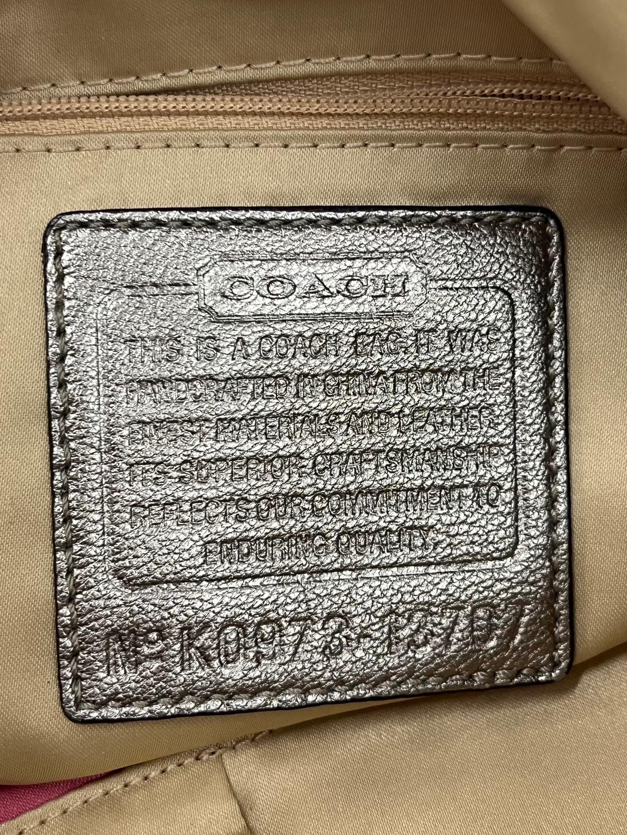 Brown Monogram Carly Signature Hobo Shoulder Bag