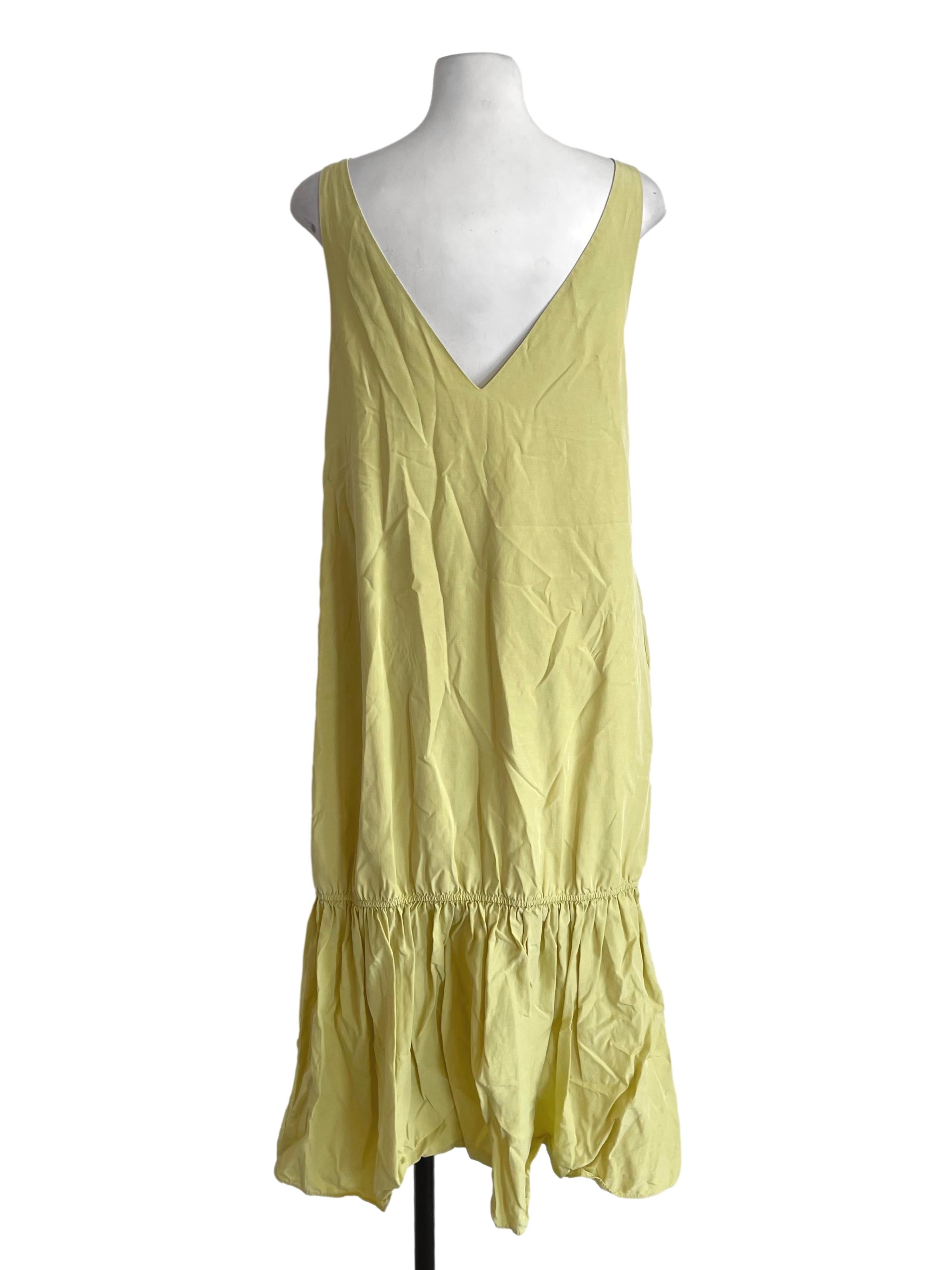Viscose Boat-Neck Midi Dress OSN