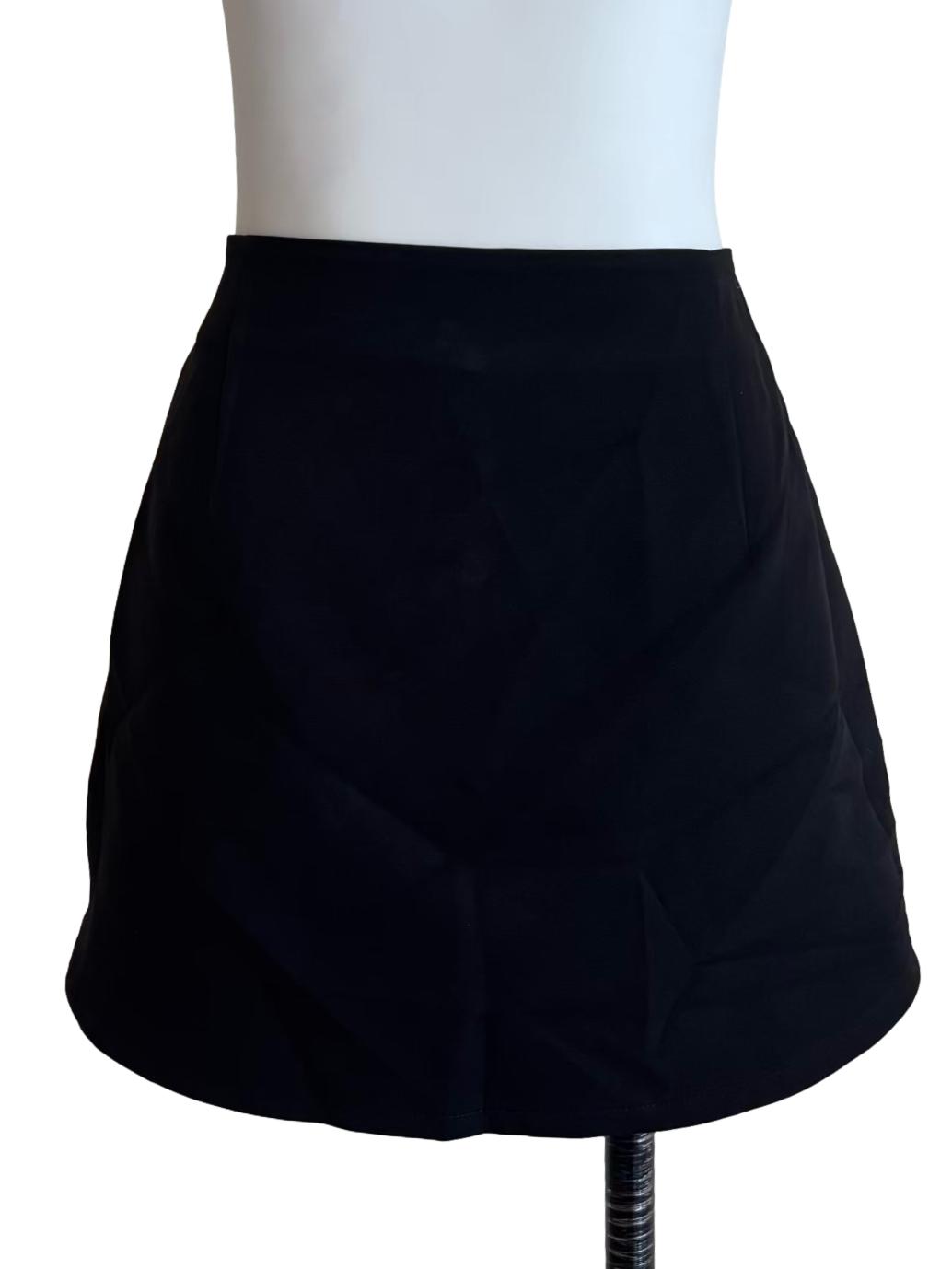 Onyx Black Mini Skirt