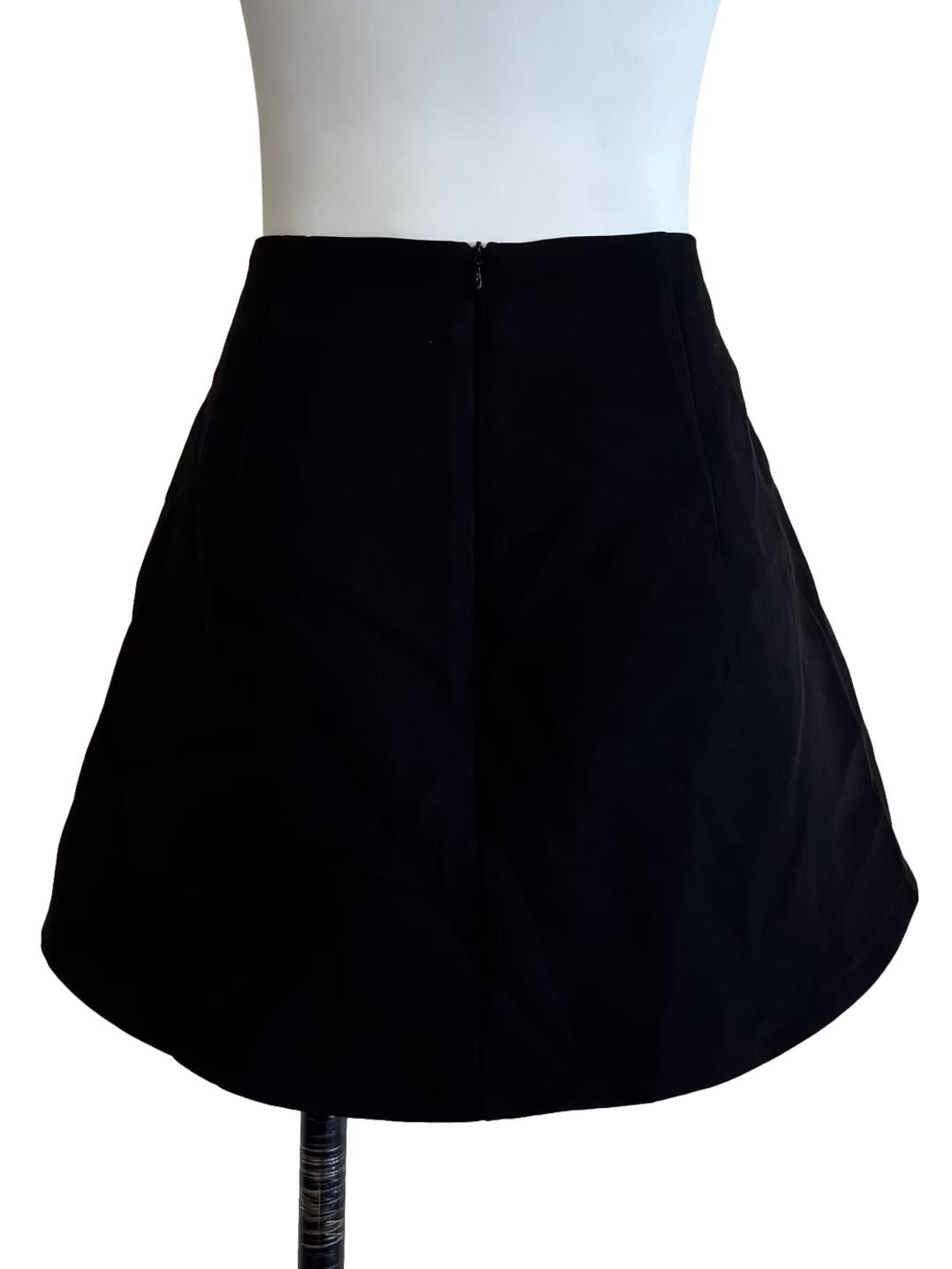 Onyx Black Mini Skirt