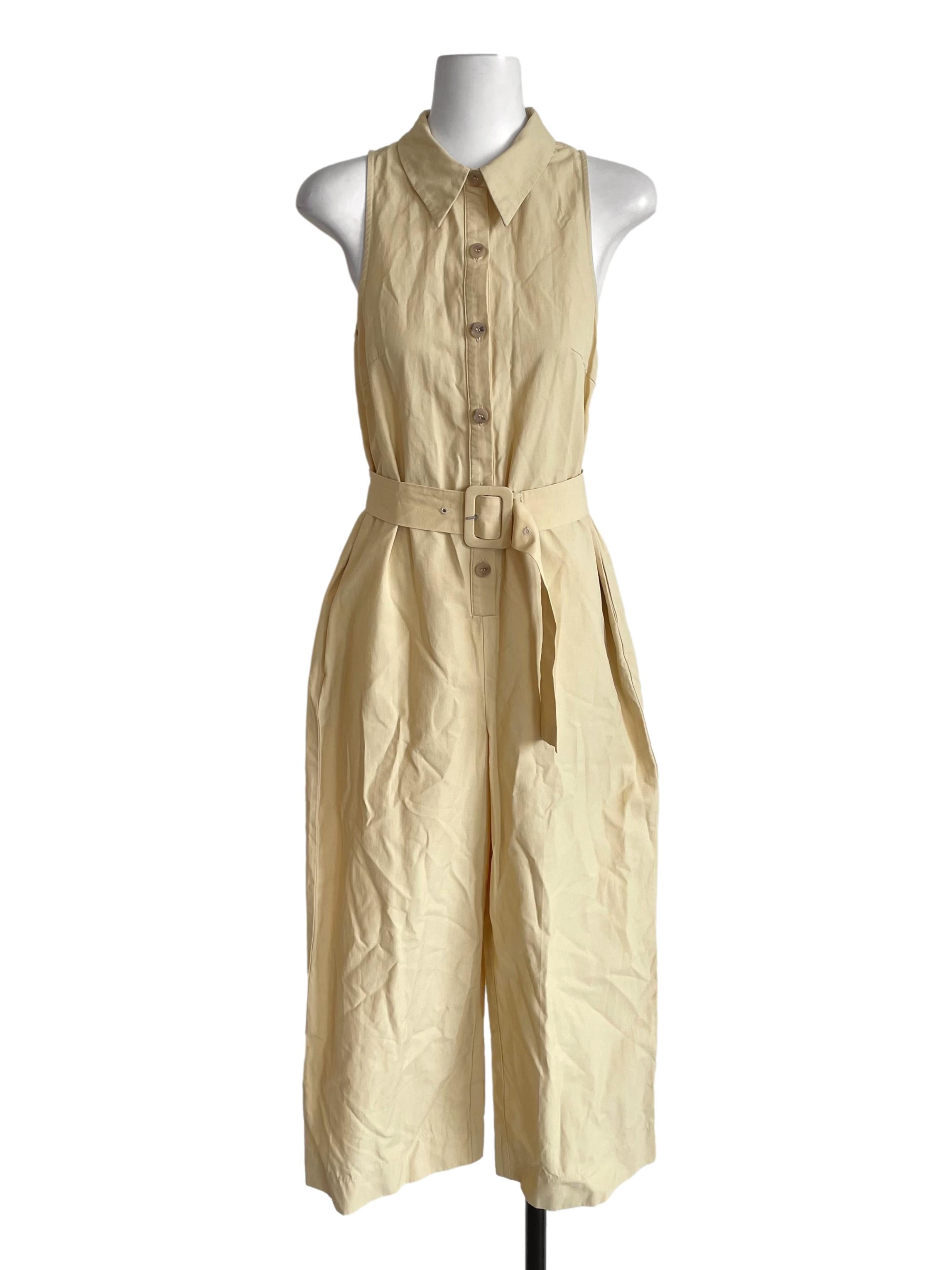 Cotton Belted Jumpsuit OSN