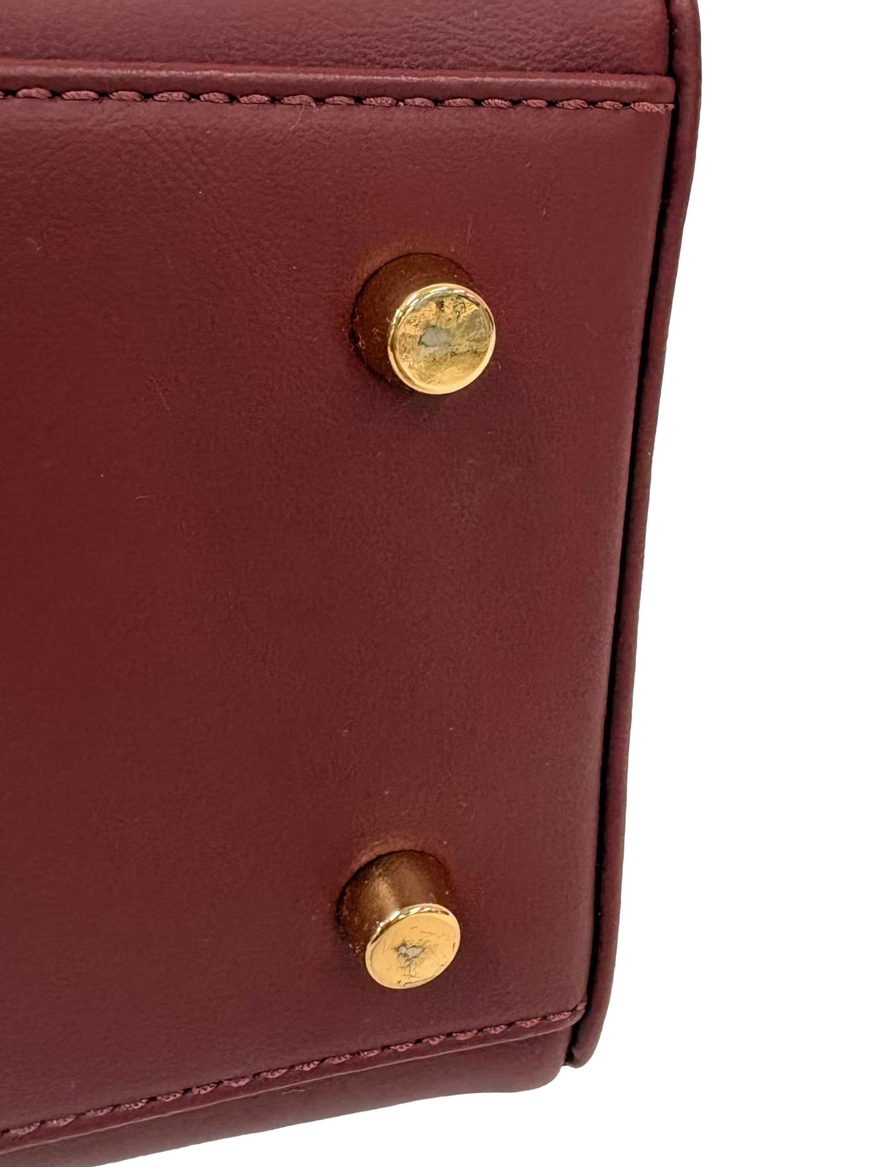 Red Leather Nova Satchel Handbag CSN