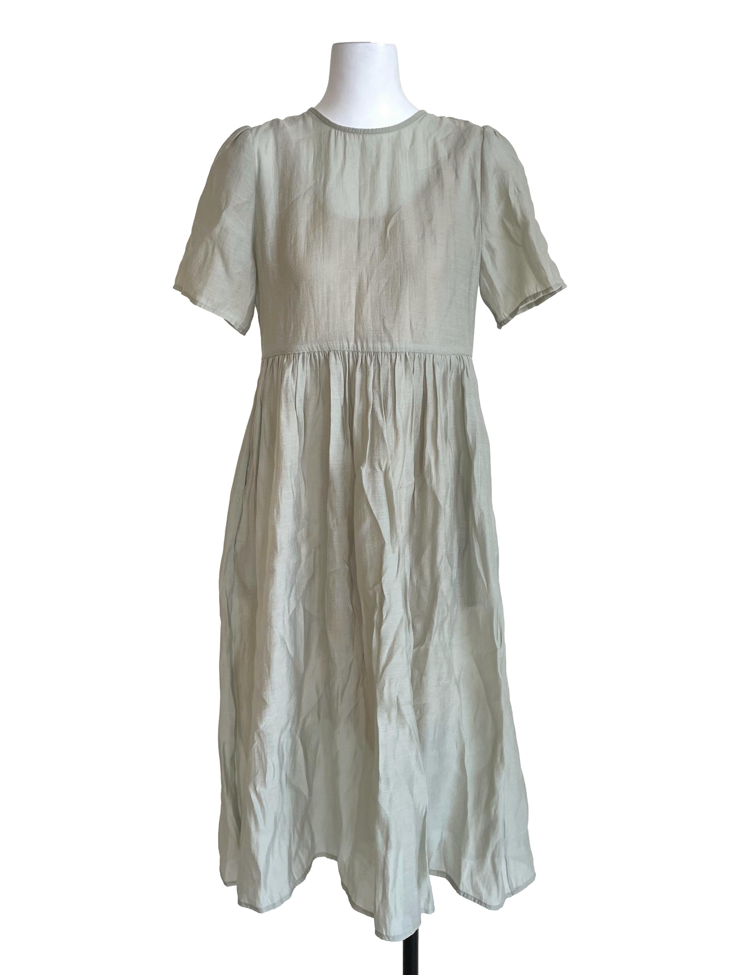 Textured Organza Midi Dress OSN