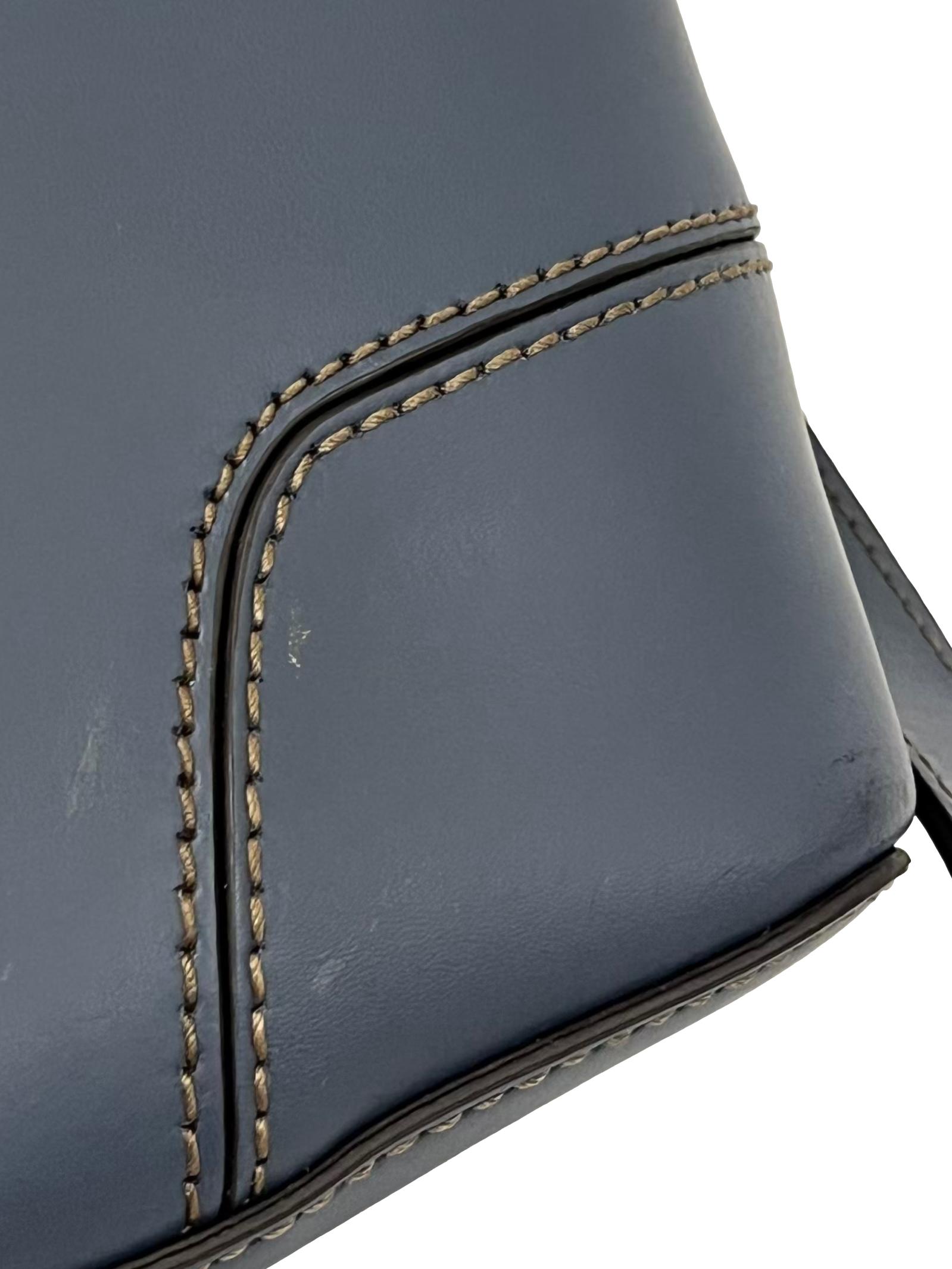 Navy Blue Stacy Bucket Bag