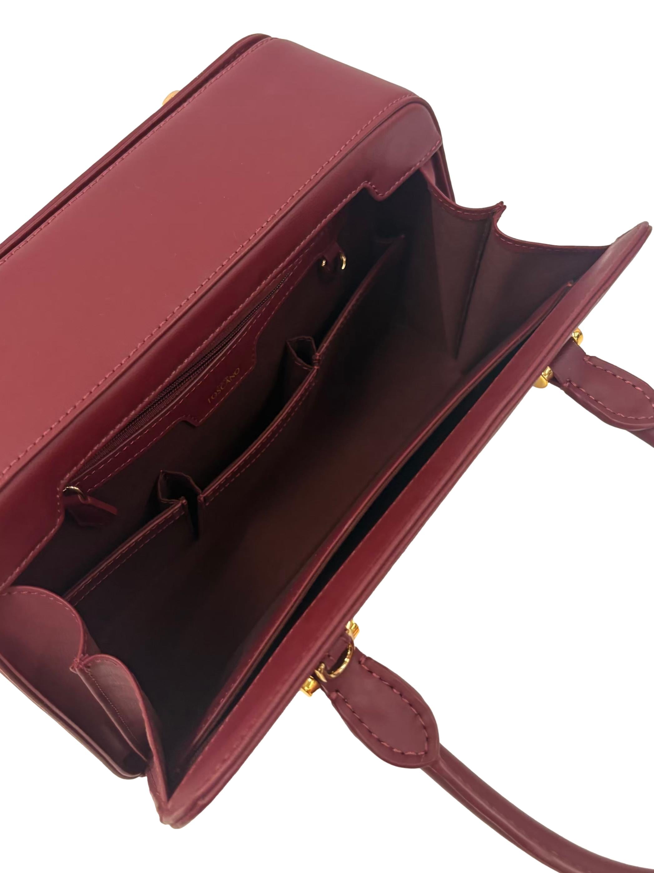 Red Leather Nova Satchel Handbag CSN
