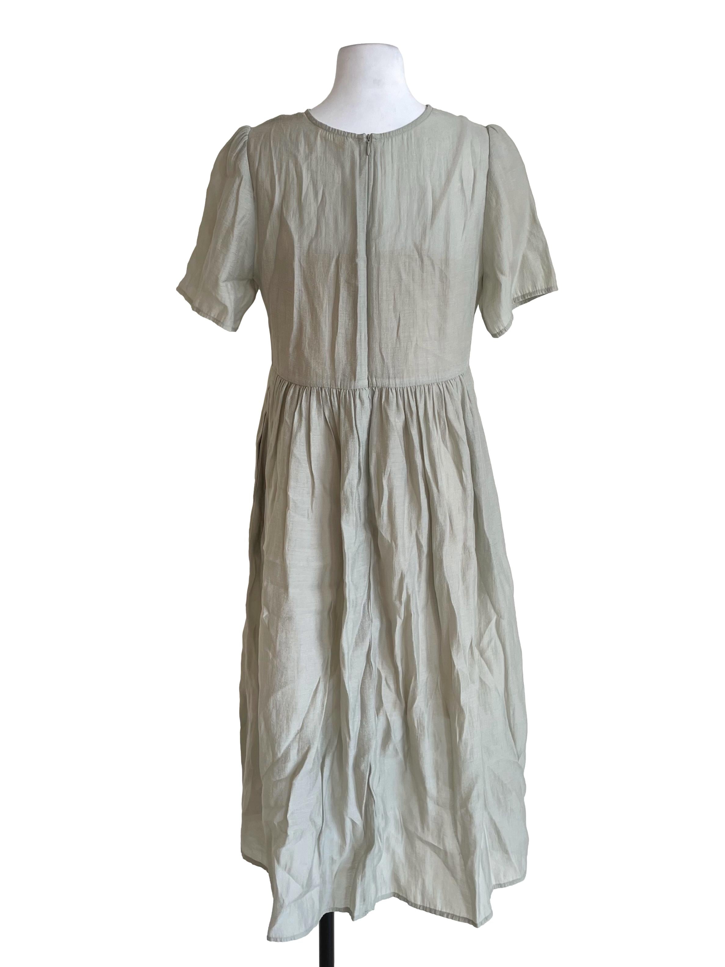 Textured Organza Midi Dress OSN