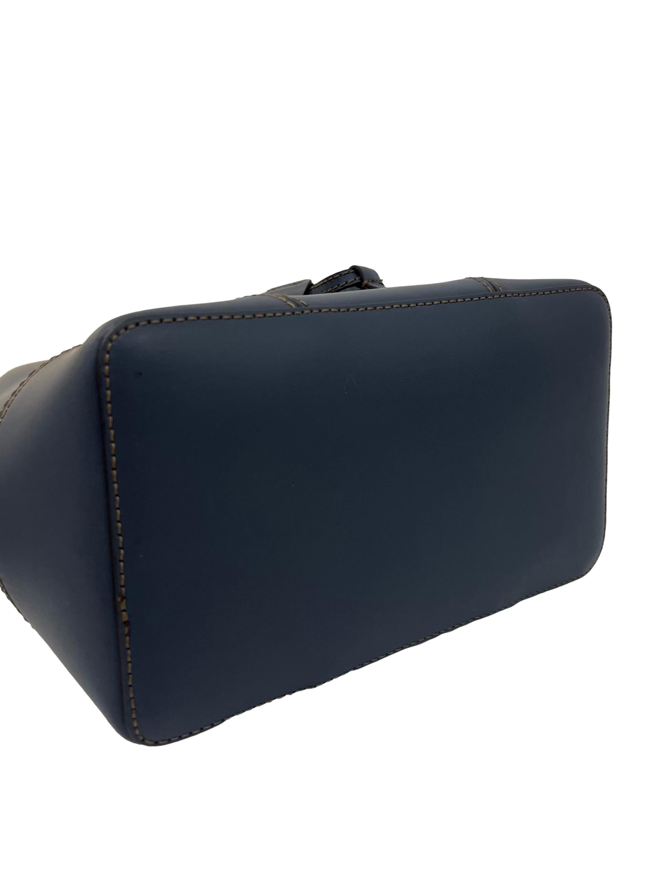 Navy Blue Stacy Bucket Bag