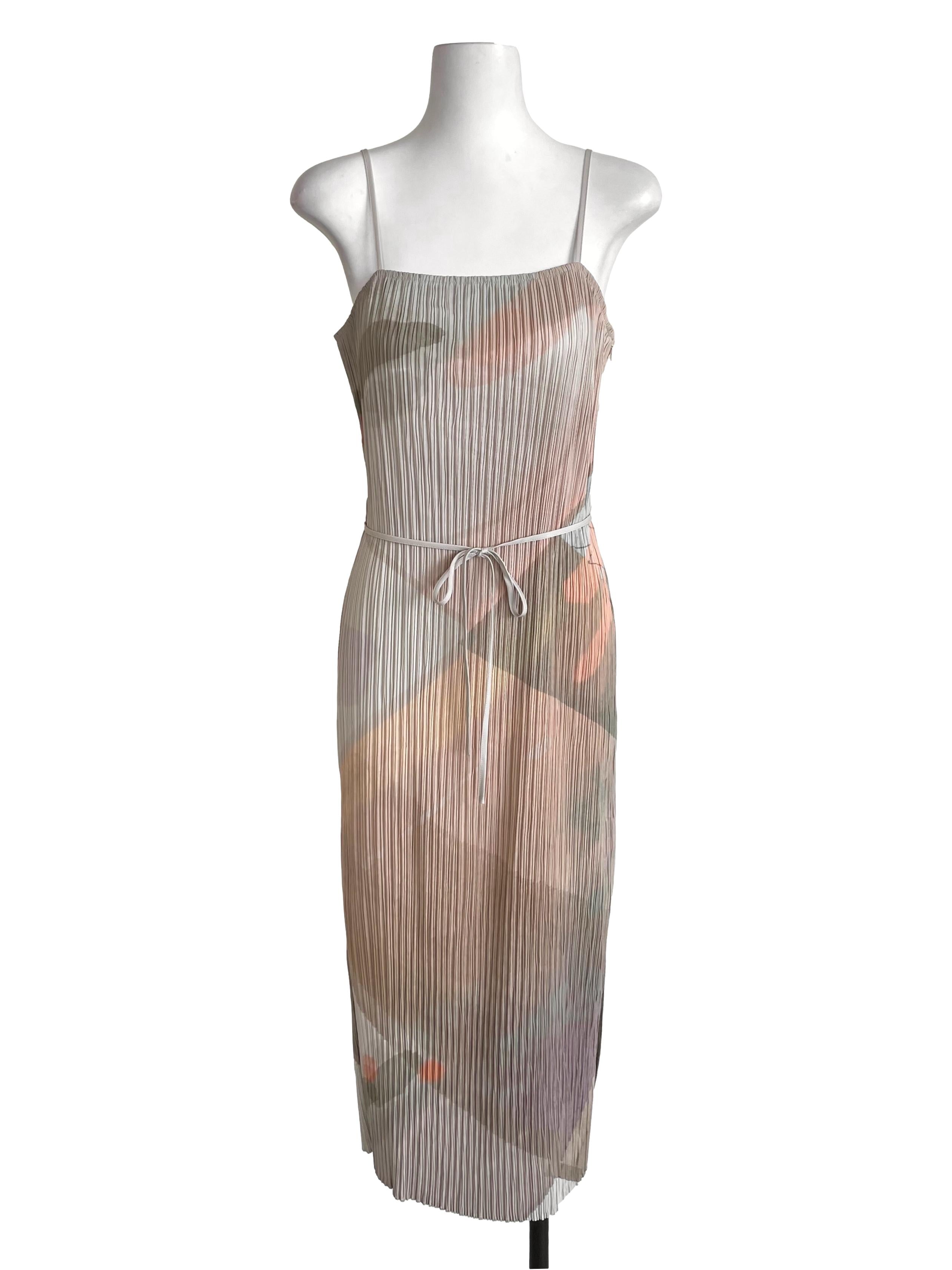 Frame Pleated Column Dress OSN