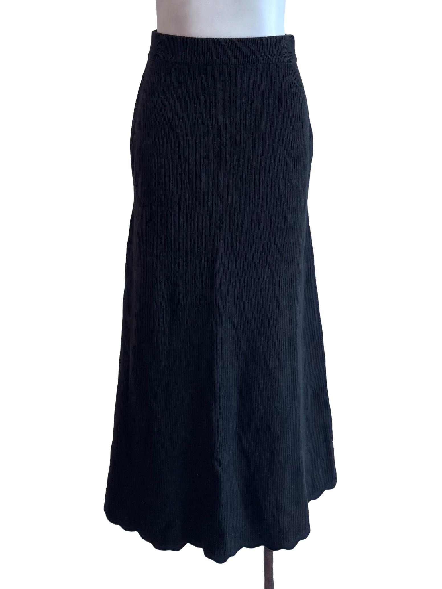 Black A Line Pencil Skirt