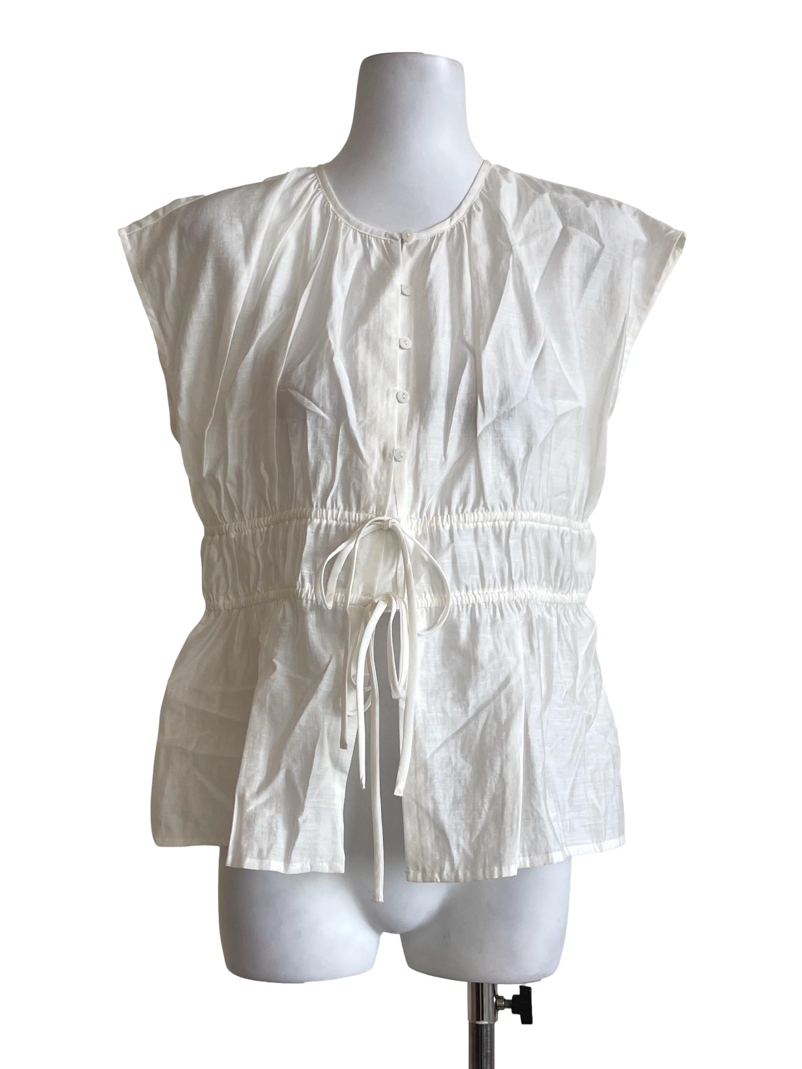 Off White Sheer Top