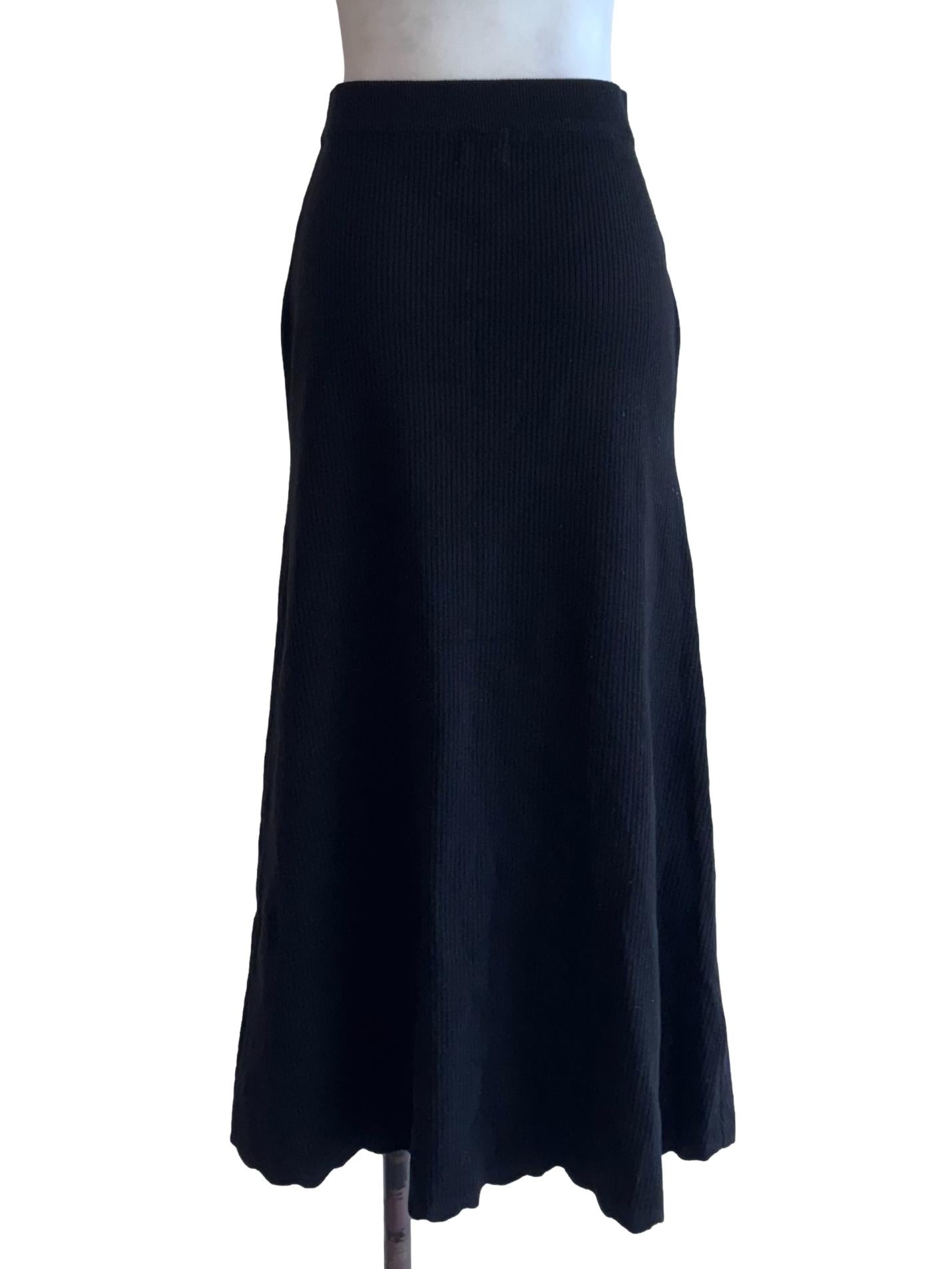 Black A Line Pencil Skirt