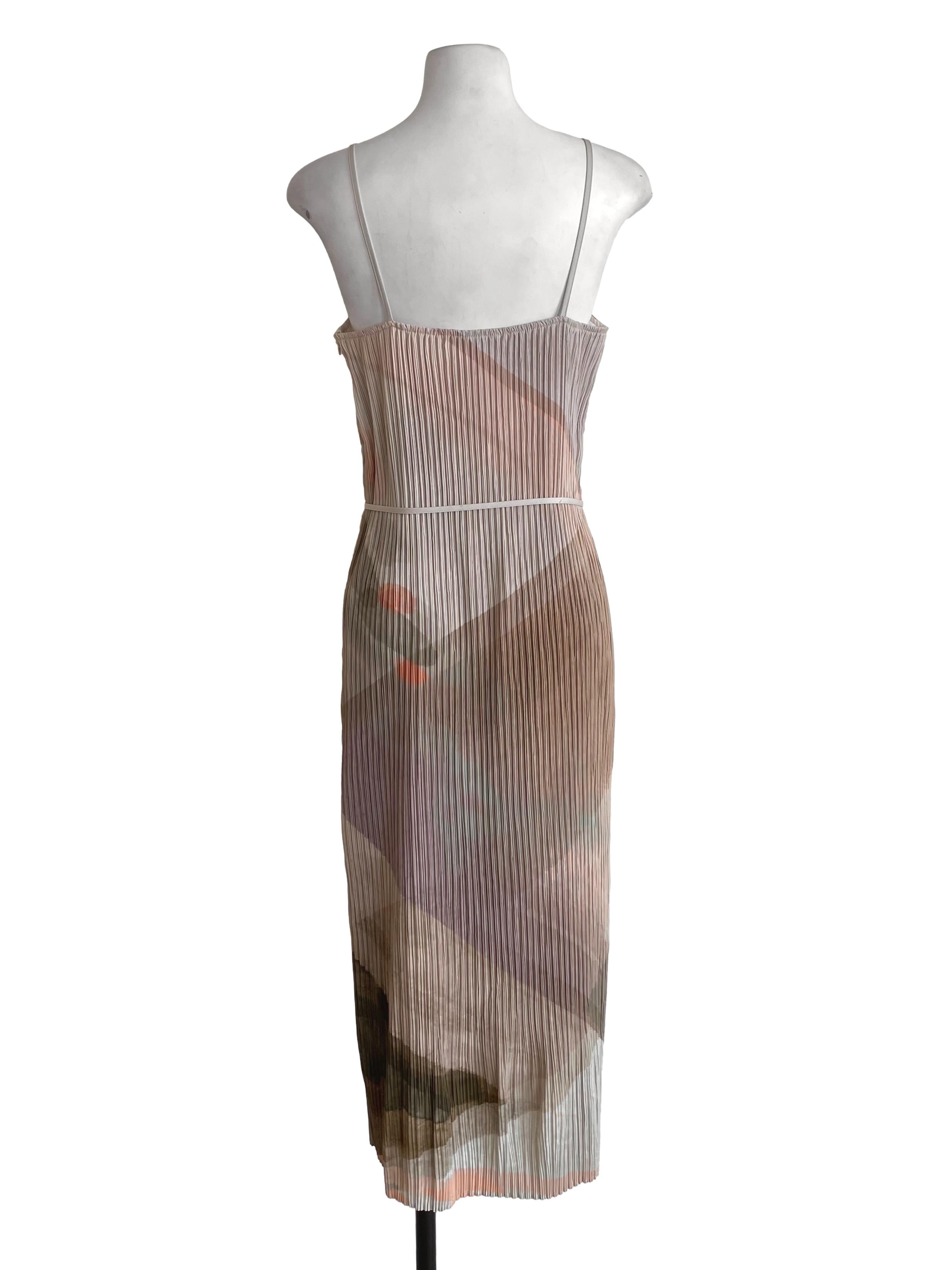 Frame Pleated Column Dress OSN