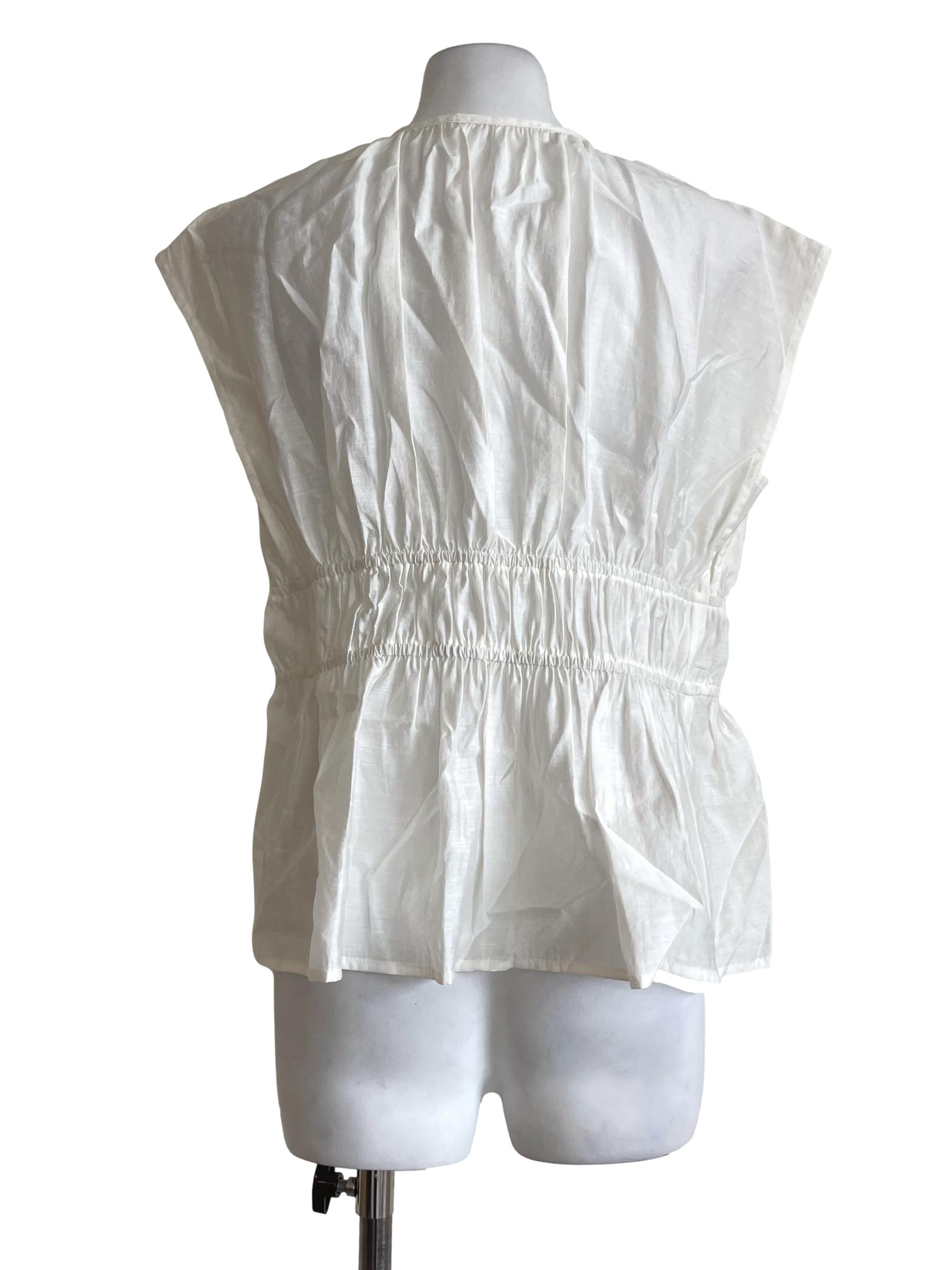 Off White Sheer Top