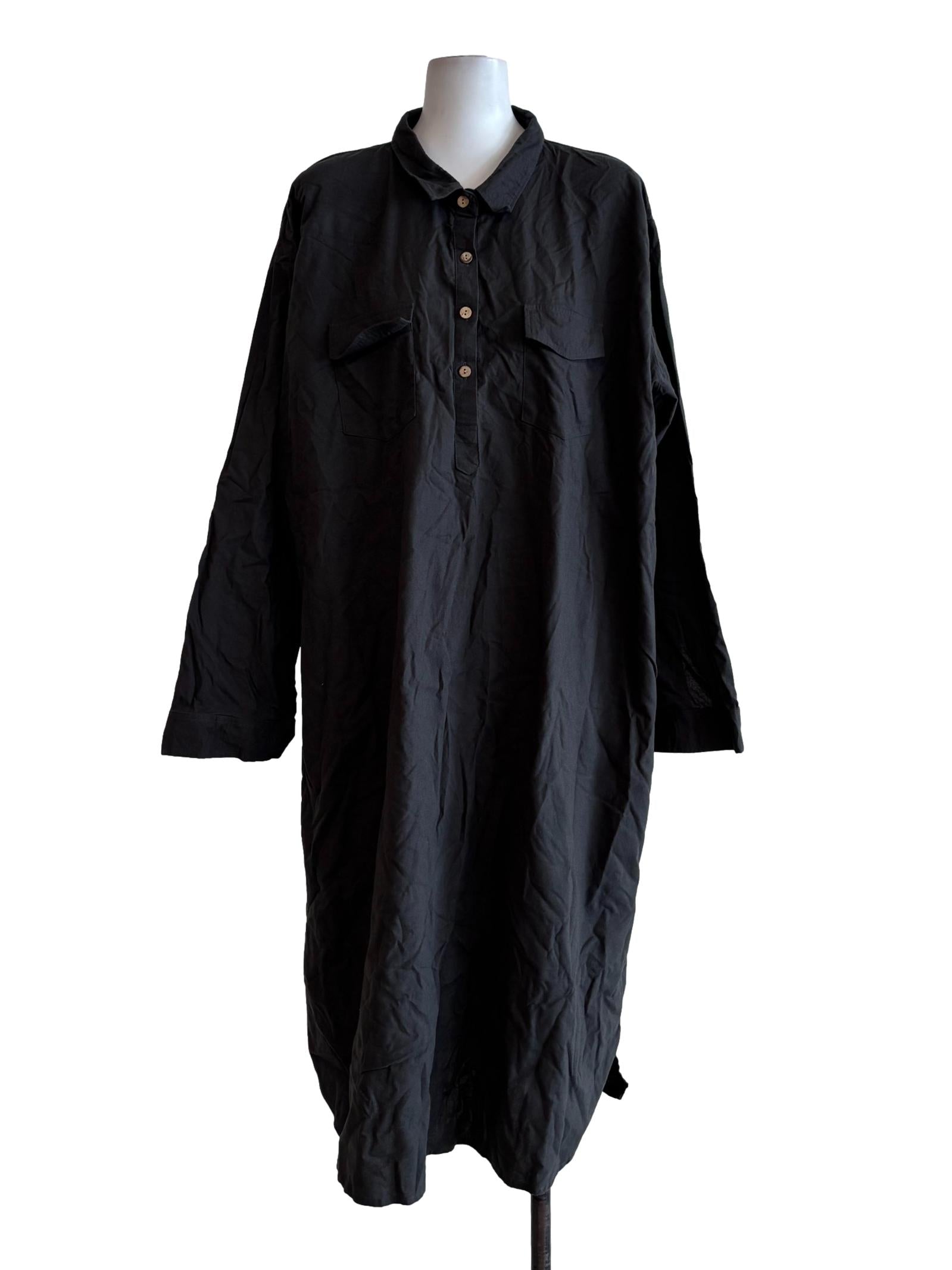 Ebony Long Sleeve Collared Dress