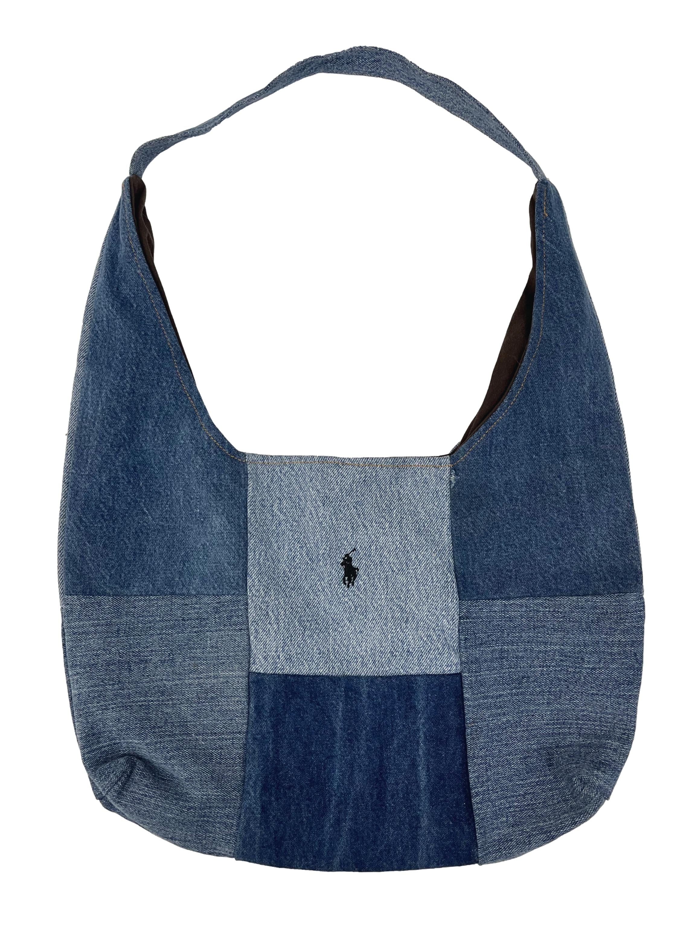 Denim Reworked Shoulder Bag