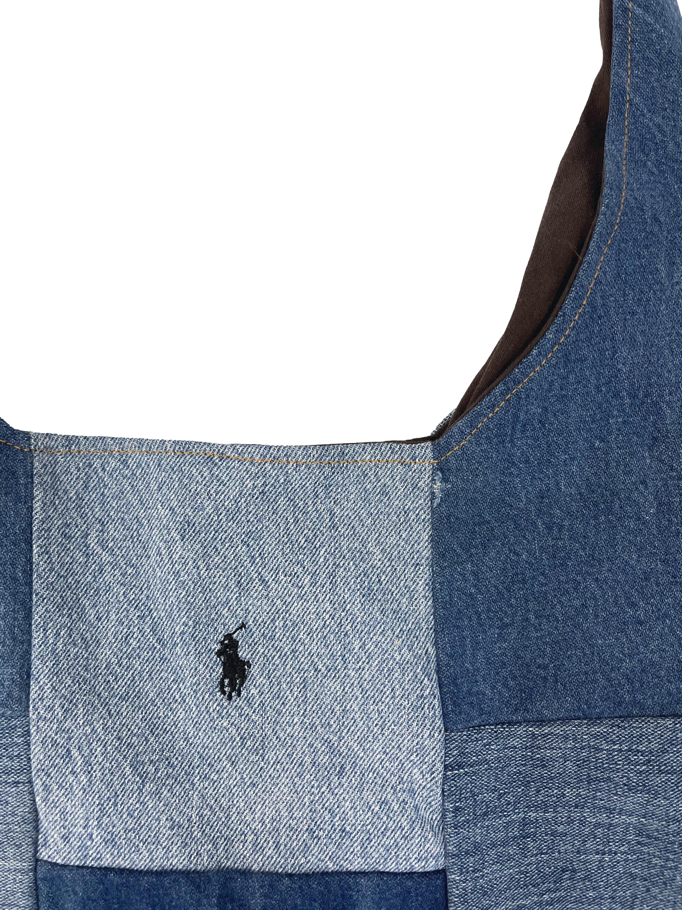 Denim Reworked Shoulder Bag