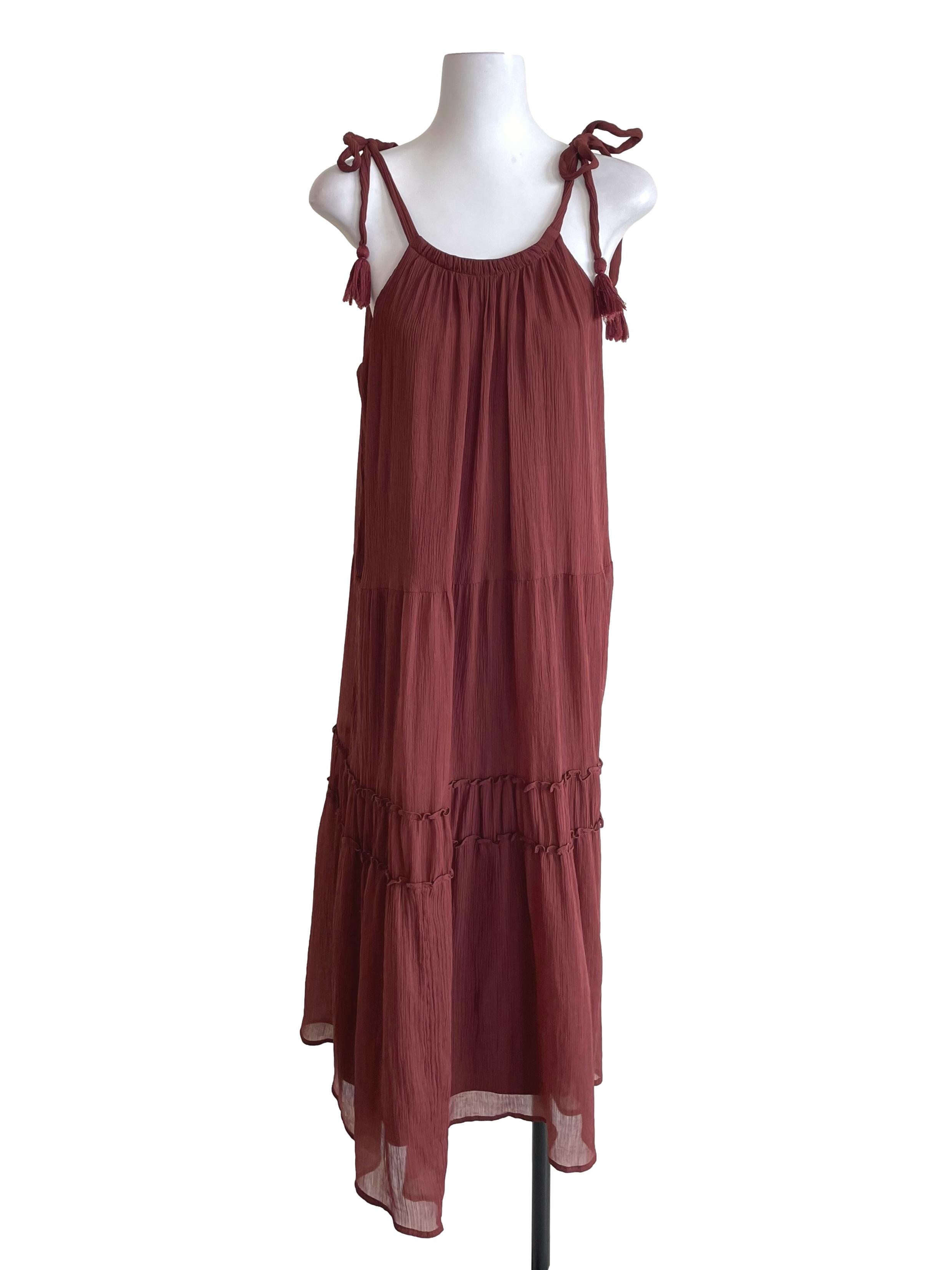 Rosewood Tiered Chiffon Dress