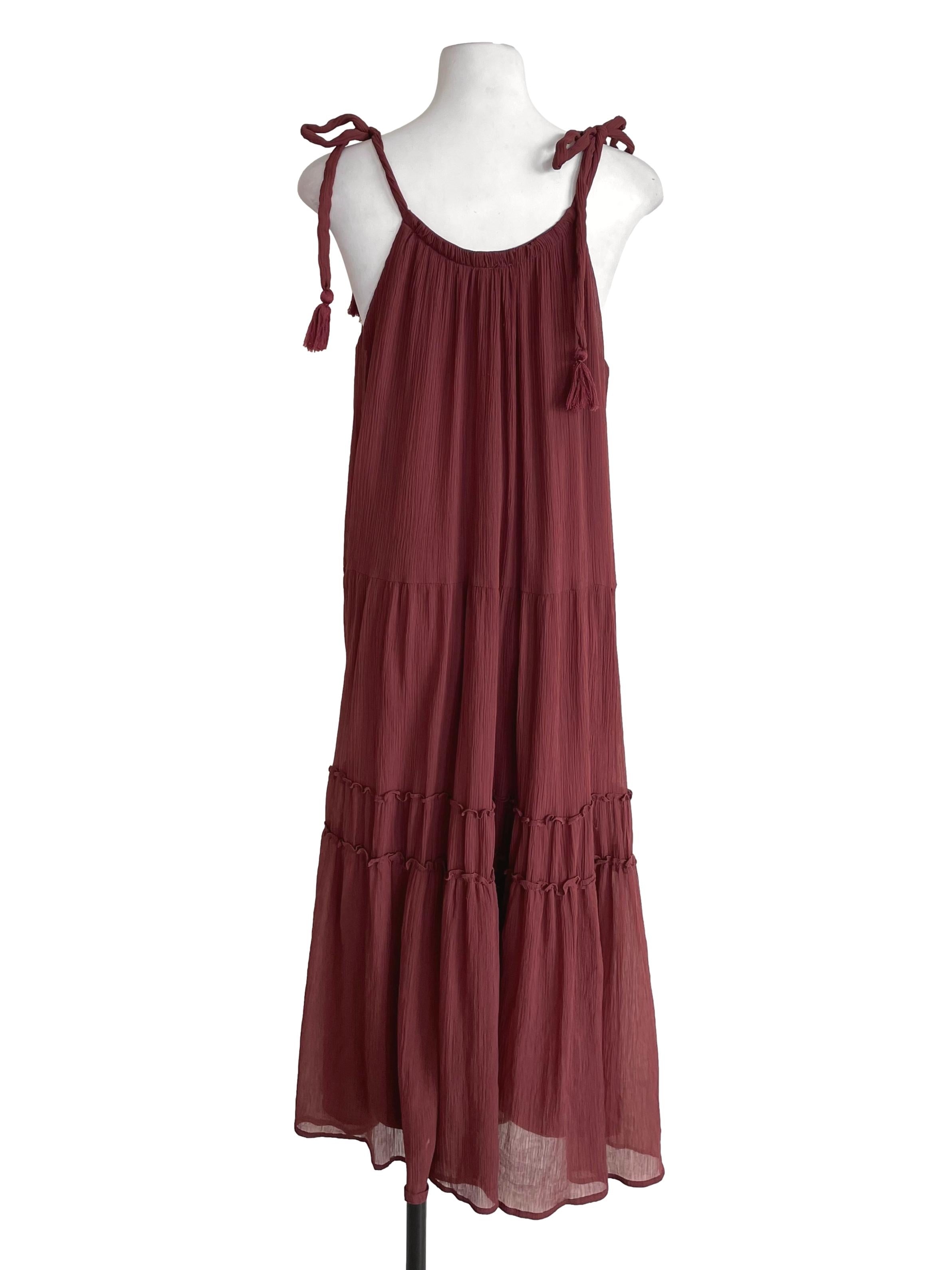 Rosewood Tiered Chiffon Dress
