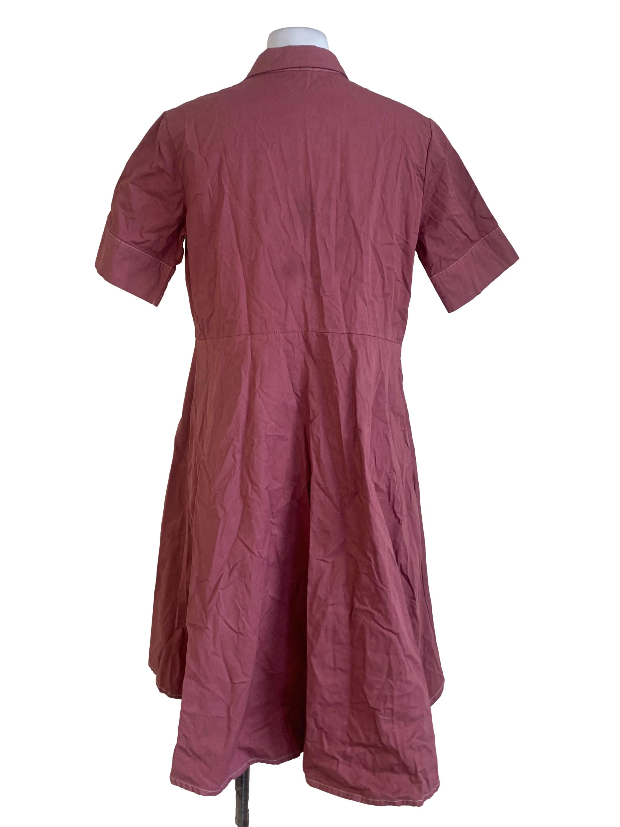 Plum Purple Shirt Dress TEM
