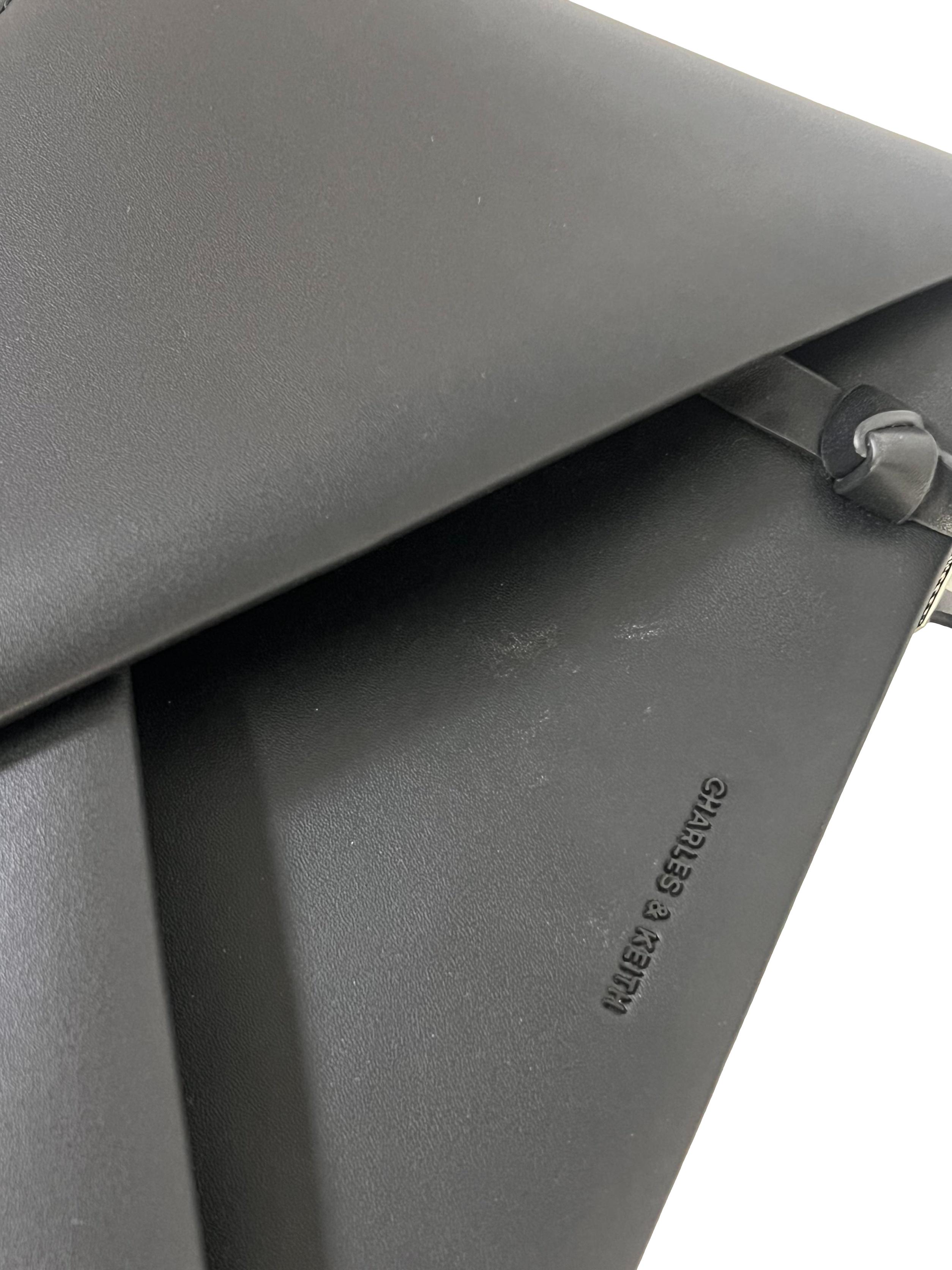 Black Midori Geometric Tote Bag