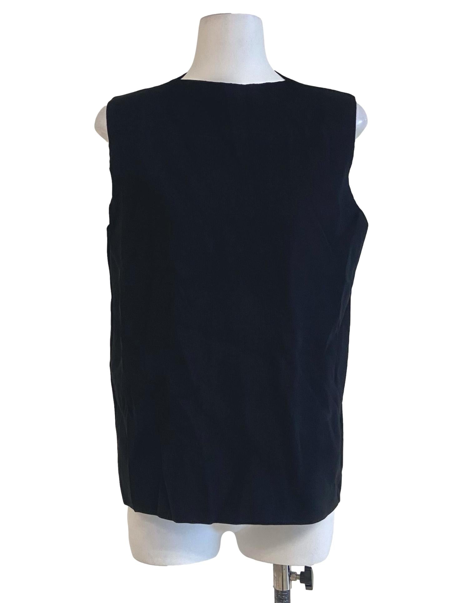 Black Sleeveless Top