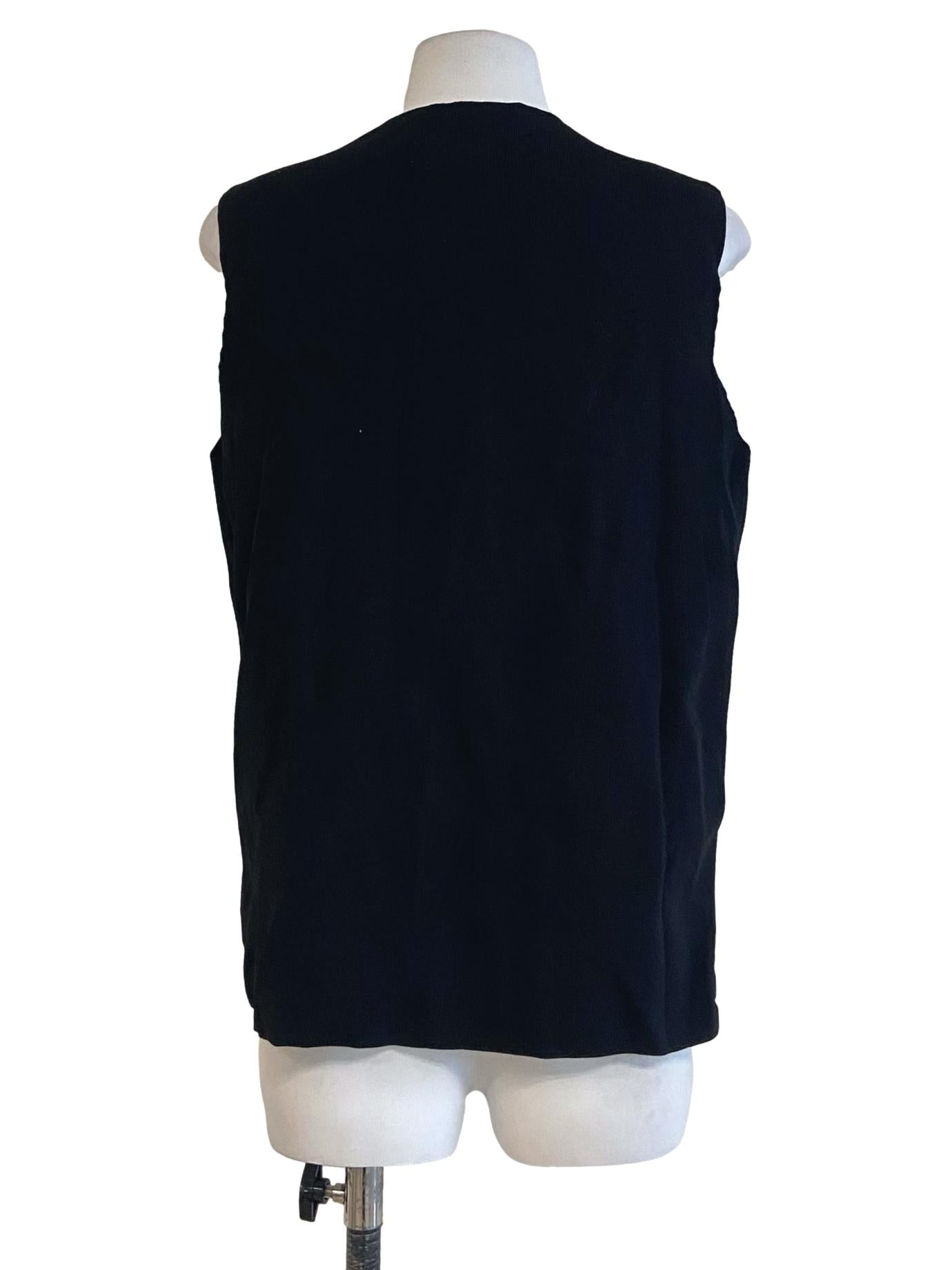 Black Sleeveless Top