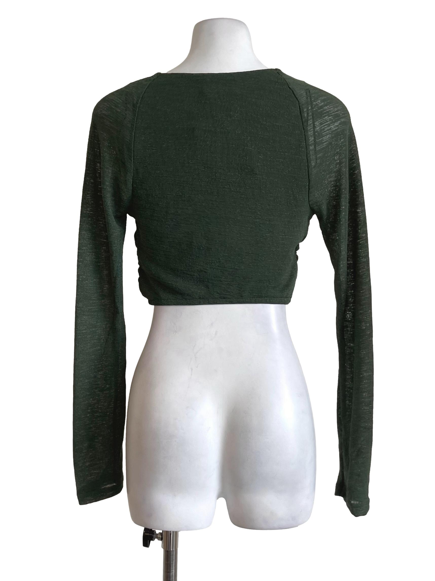 Emerald Green Crop Top