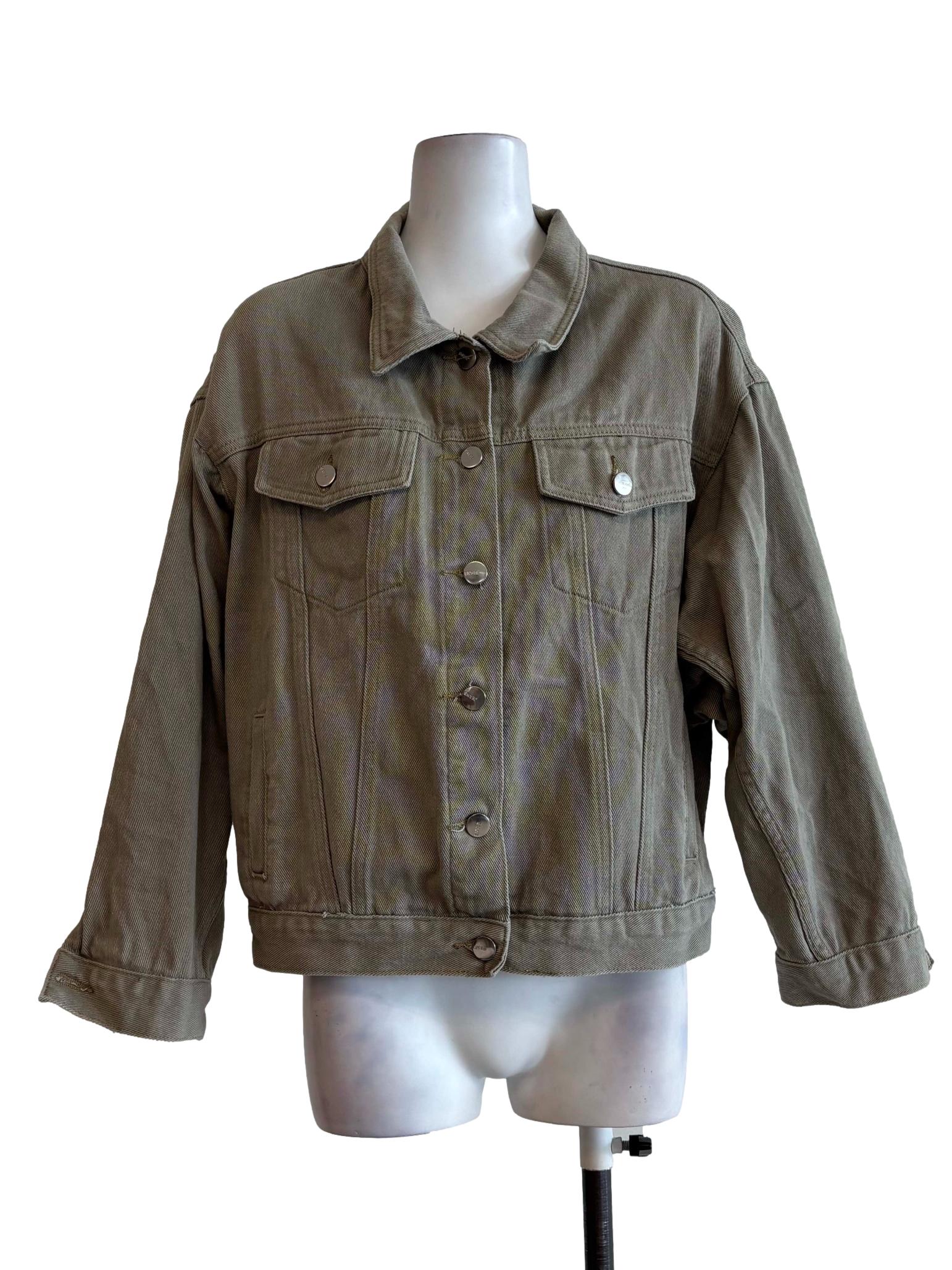 Khaki Denim Jacket