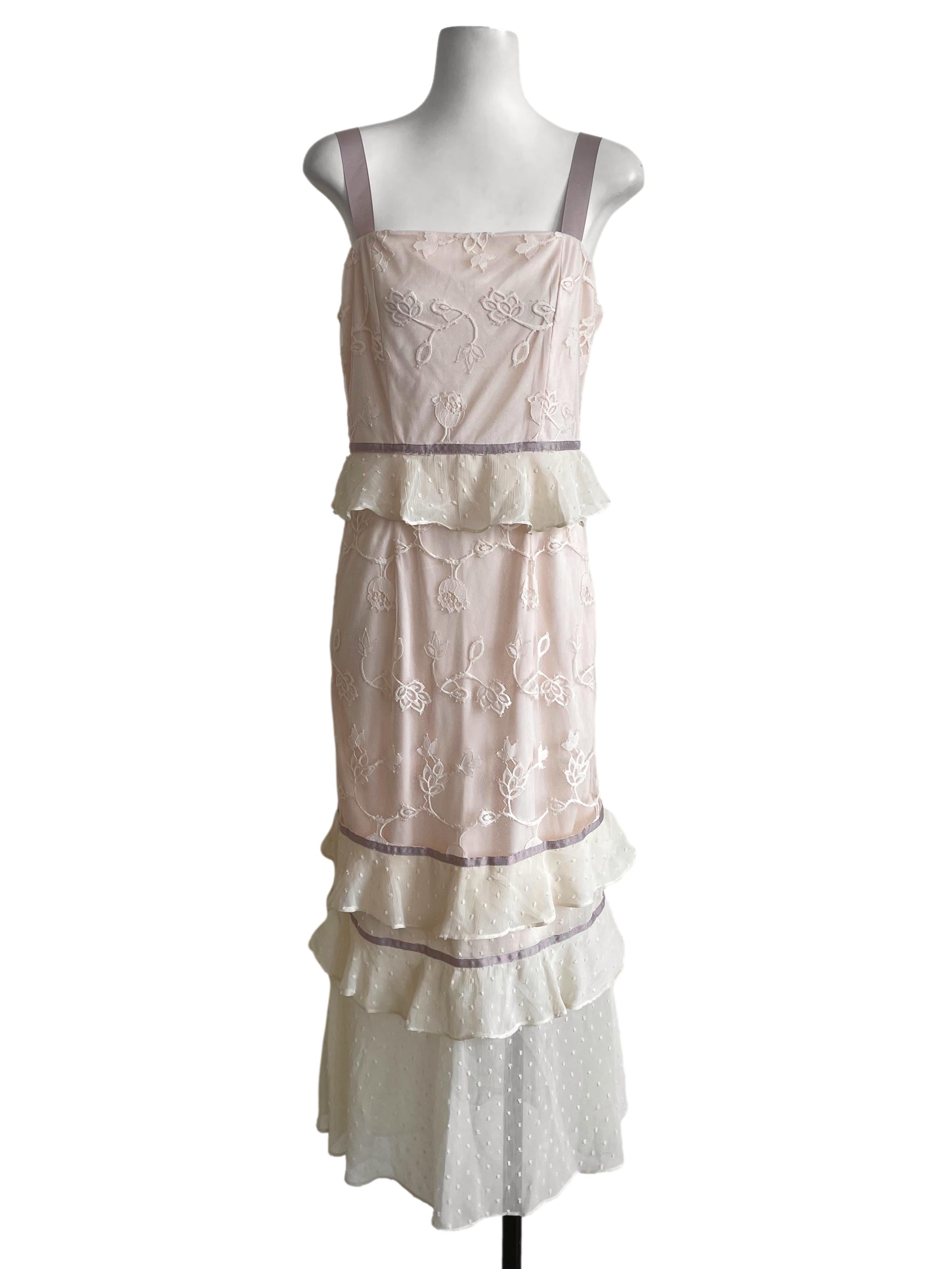 Beige Lacey Dress