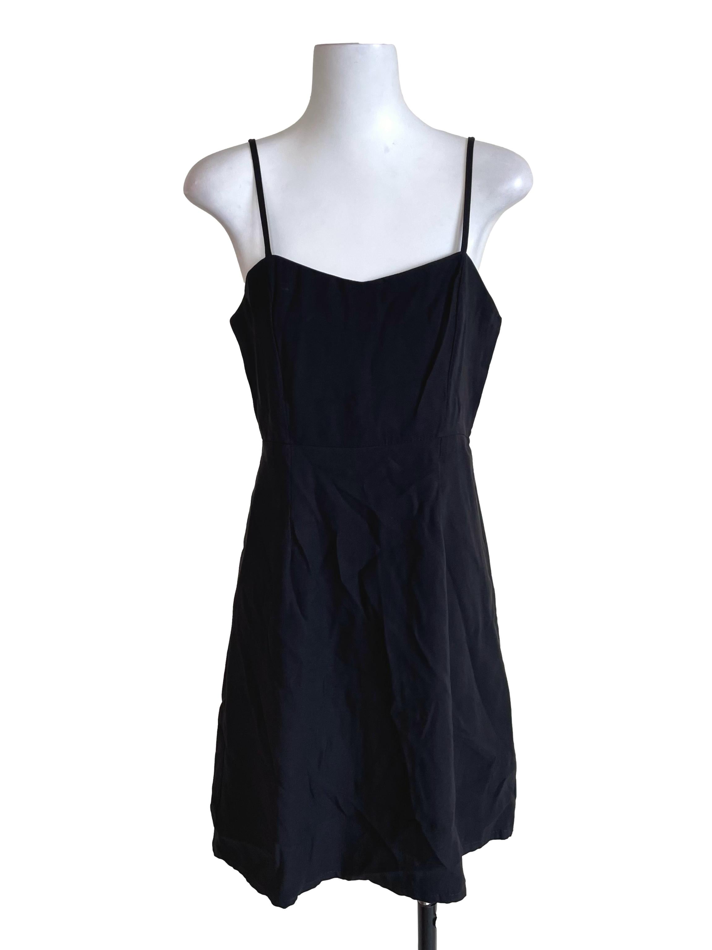 Black Cami Slip Dress