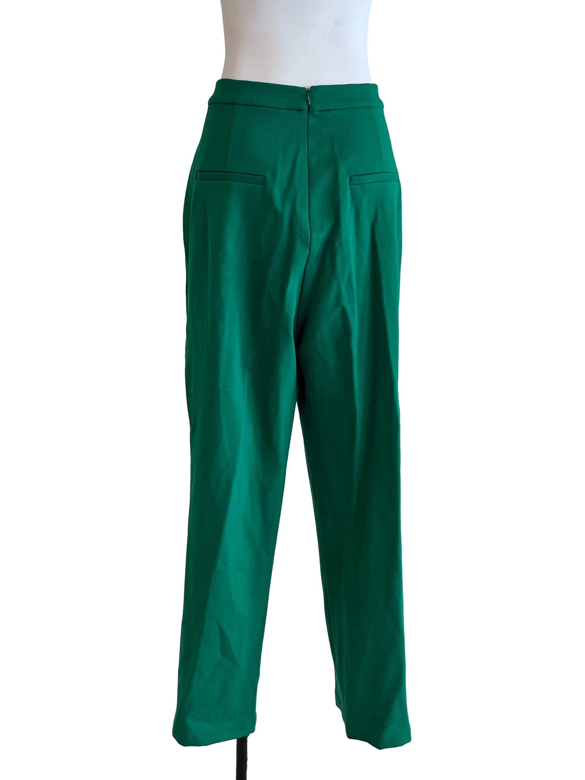Kelly Green Tailored Pants