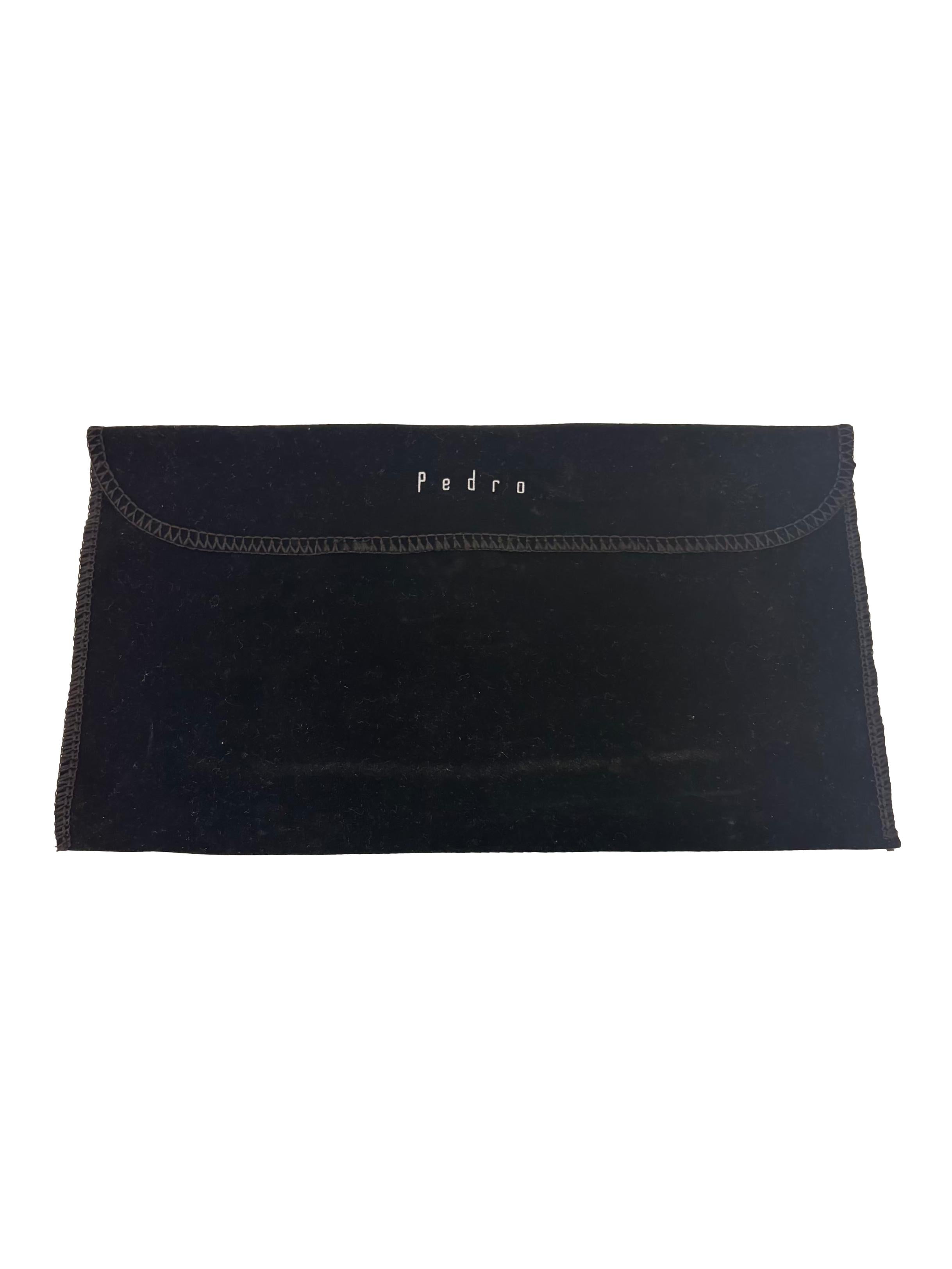 Beige Leather Icon Clutch CSN