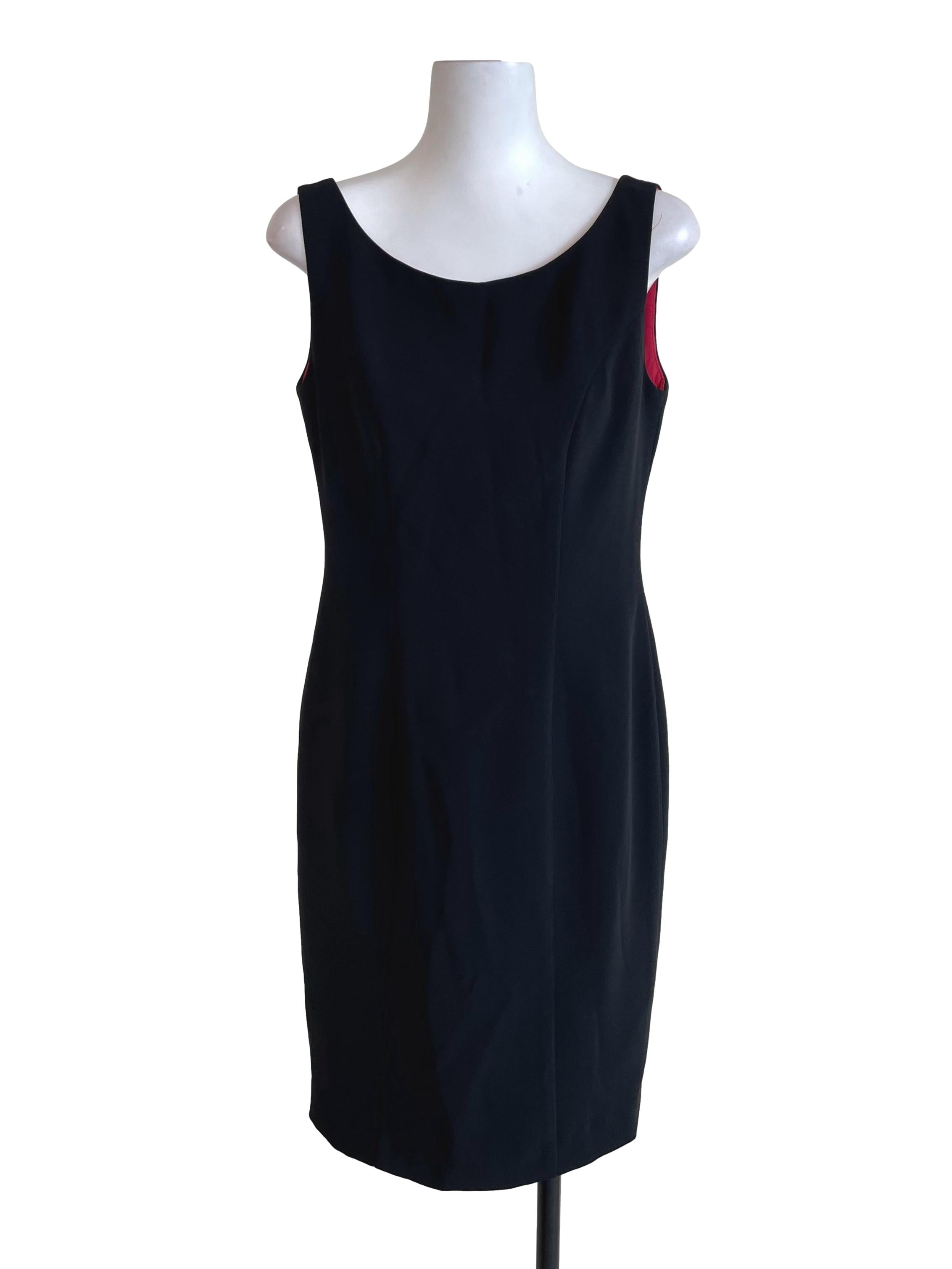 Black Bateau Bodycon Dress