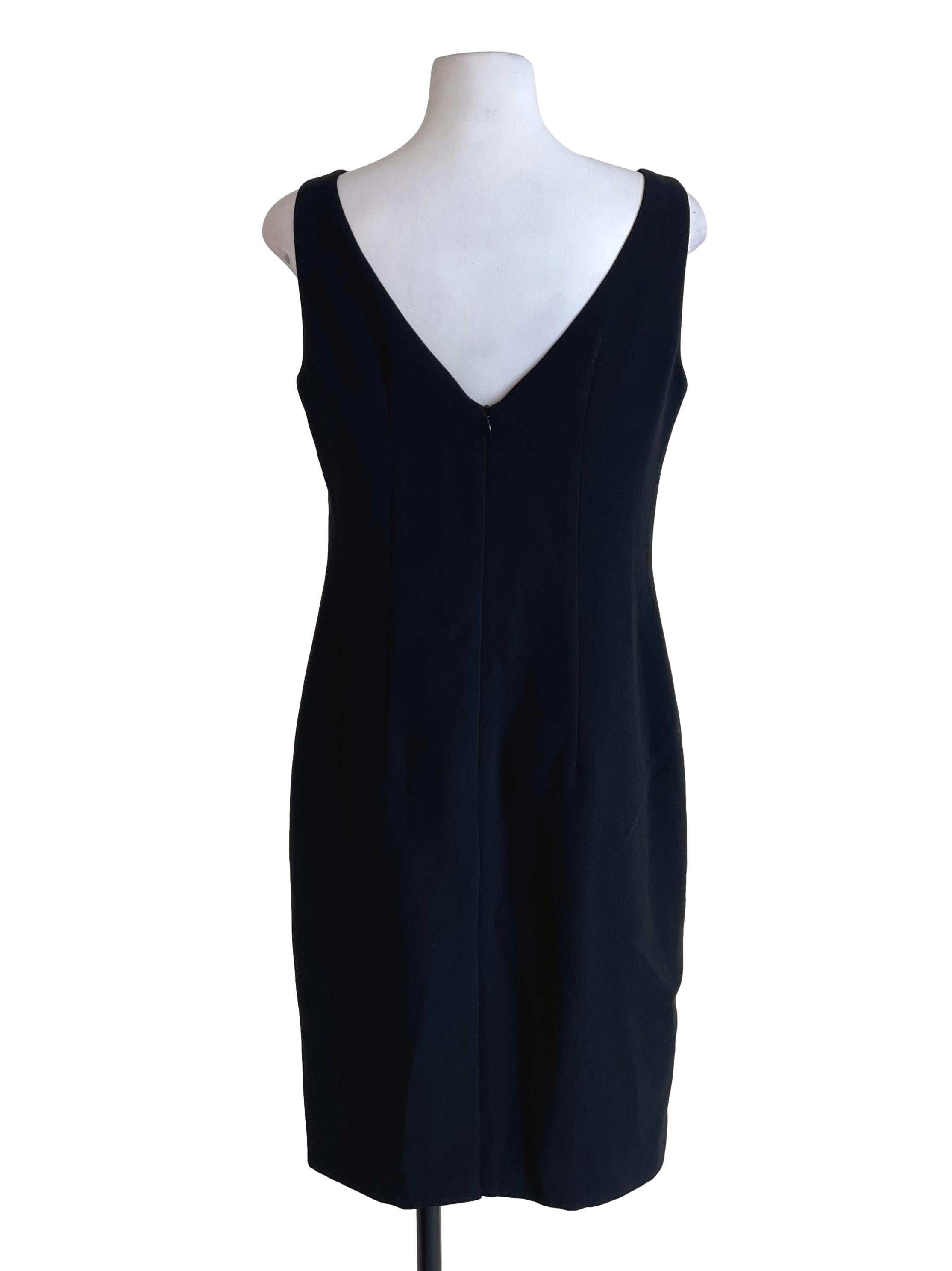 Black Bateau Bodycon Dress