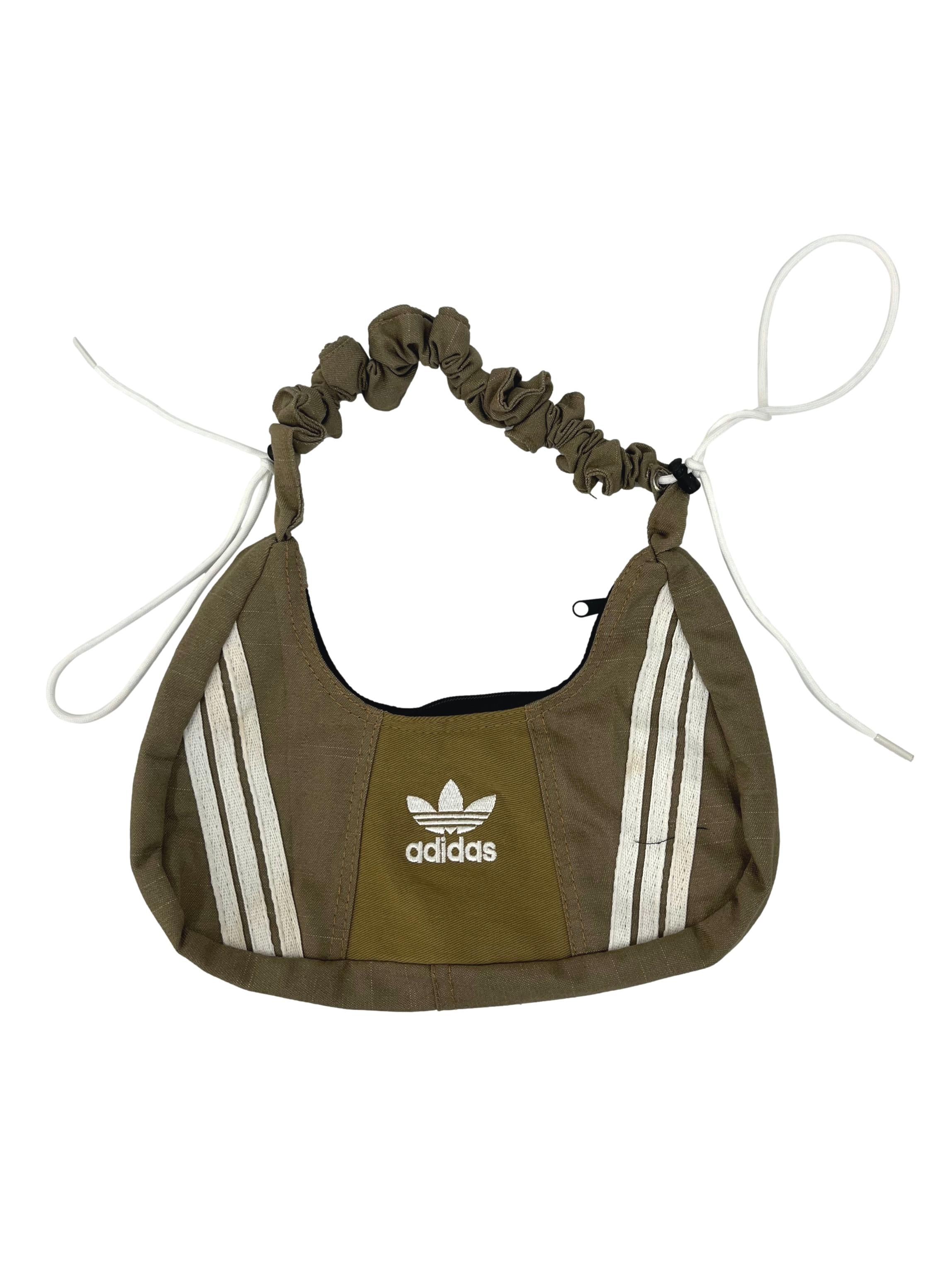 Brown Shoelace Reworked Shoulder Bag