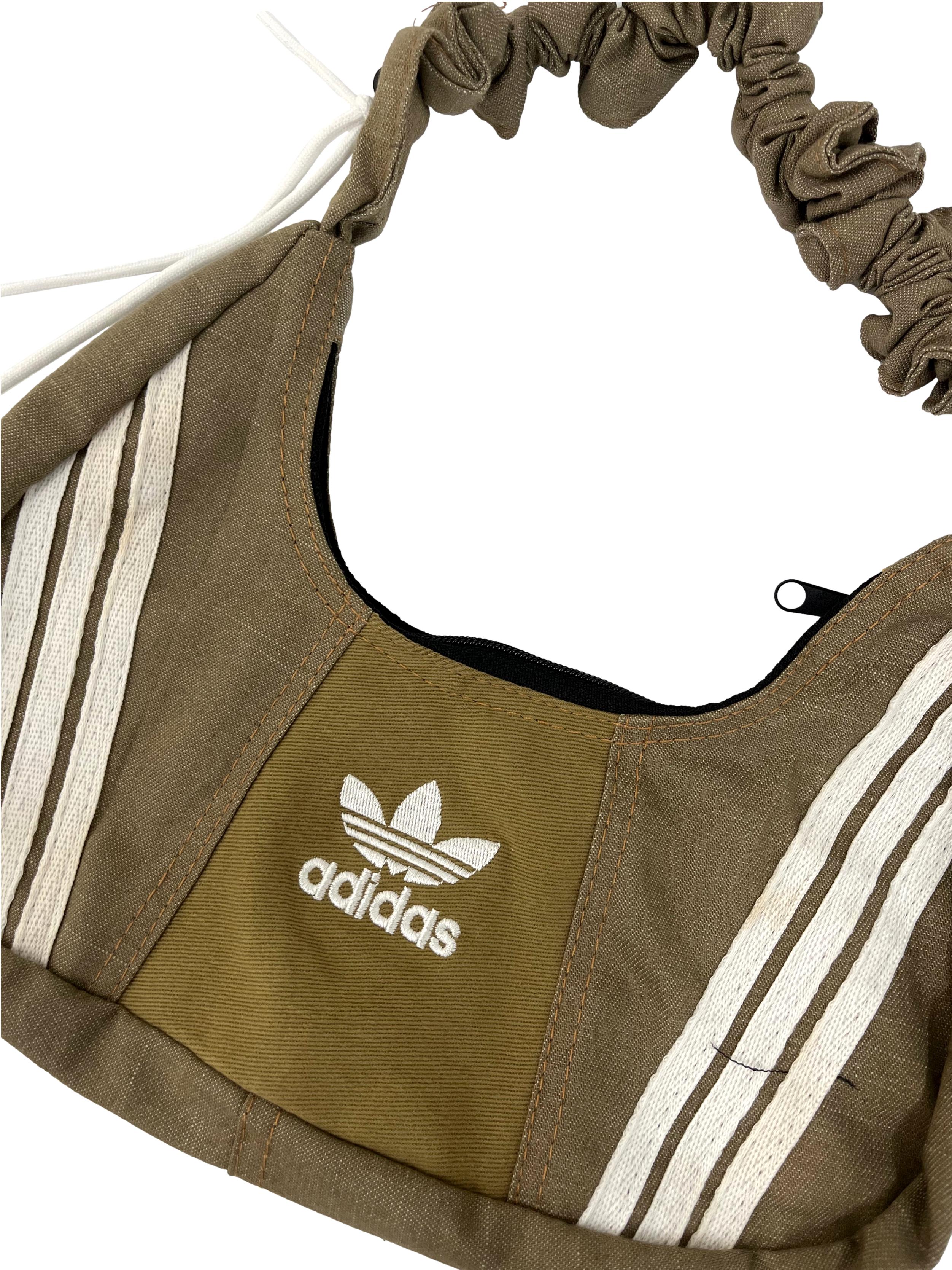 Brown Shoelace Reworked Shoulder Bag