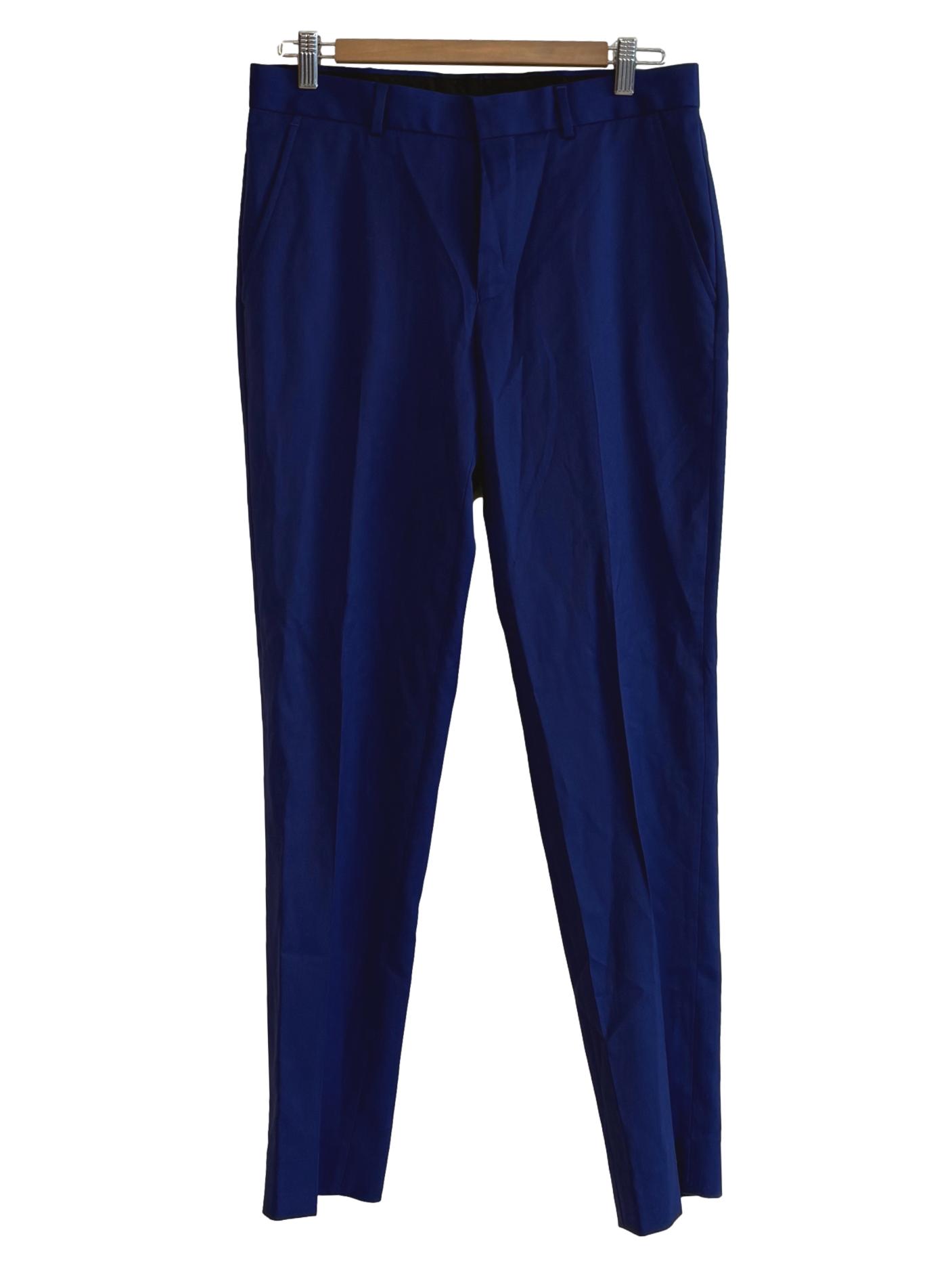 Berry Blue Tappered Dress Pants