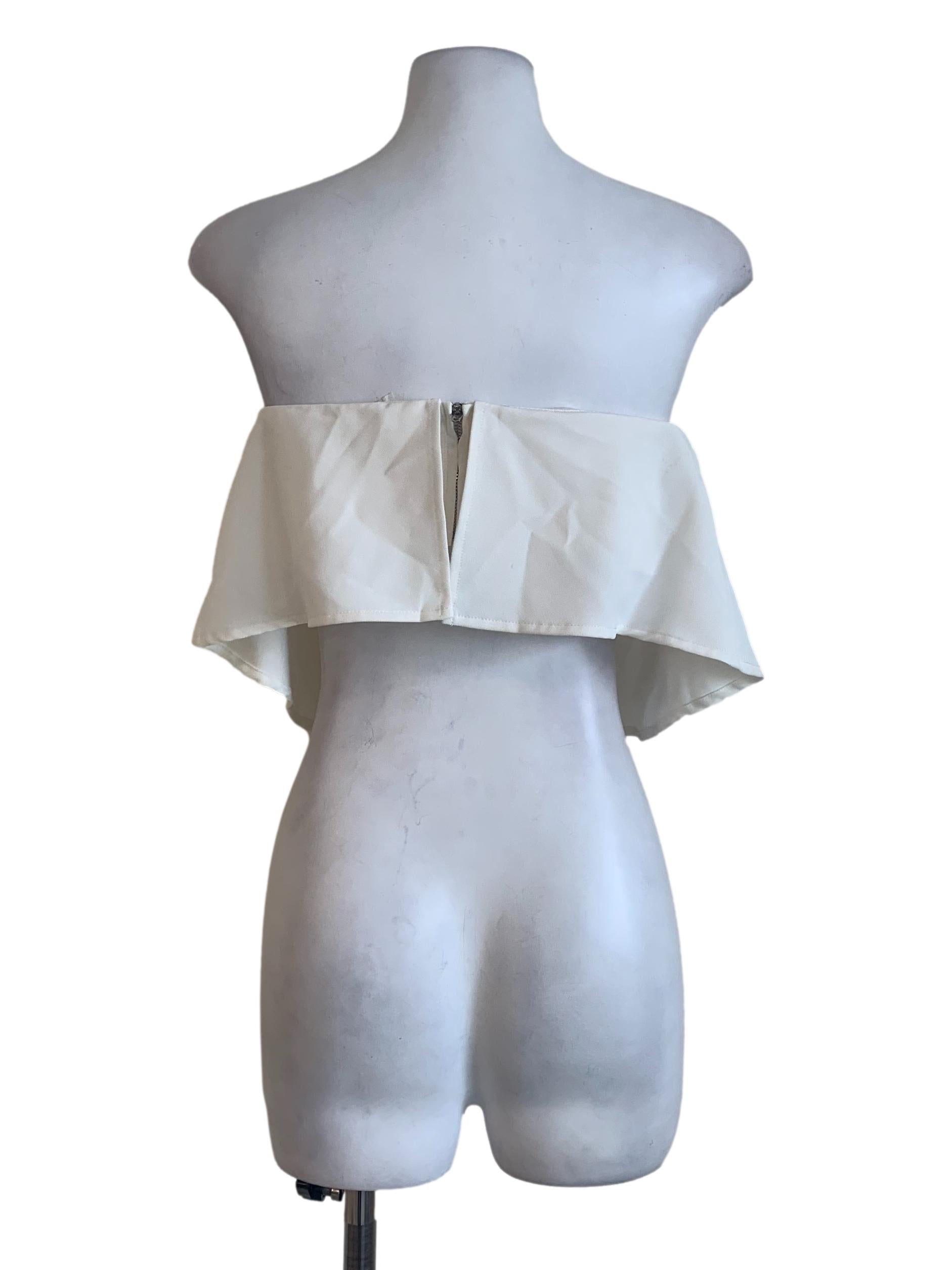 White Sleeveless Top