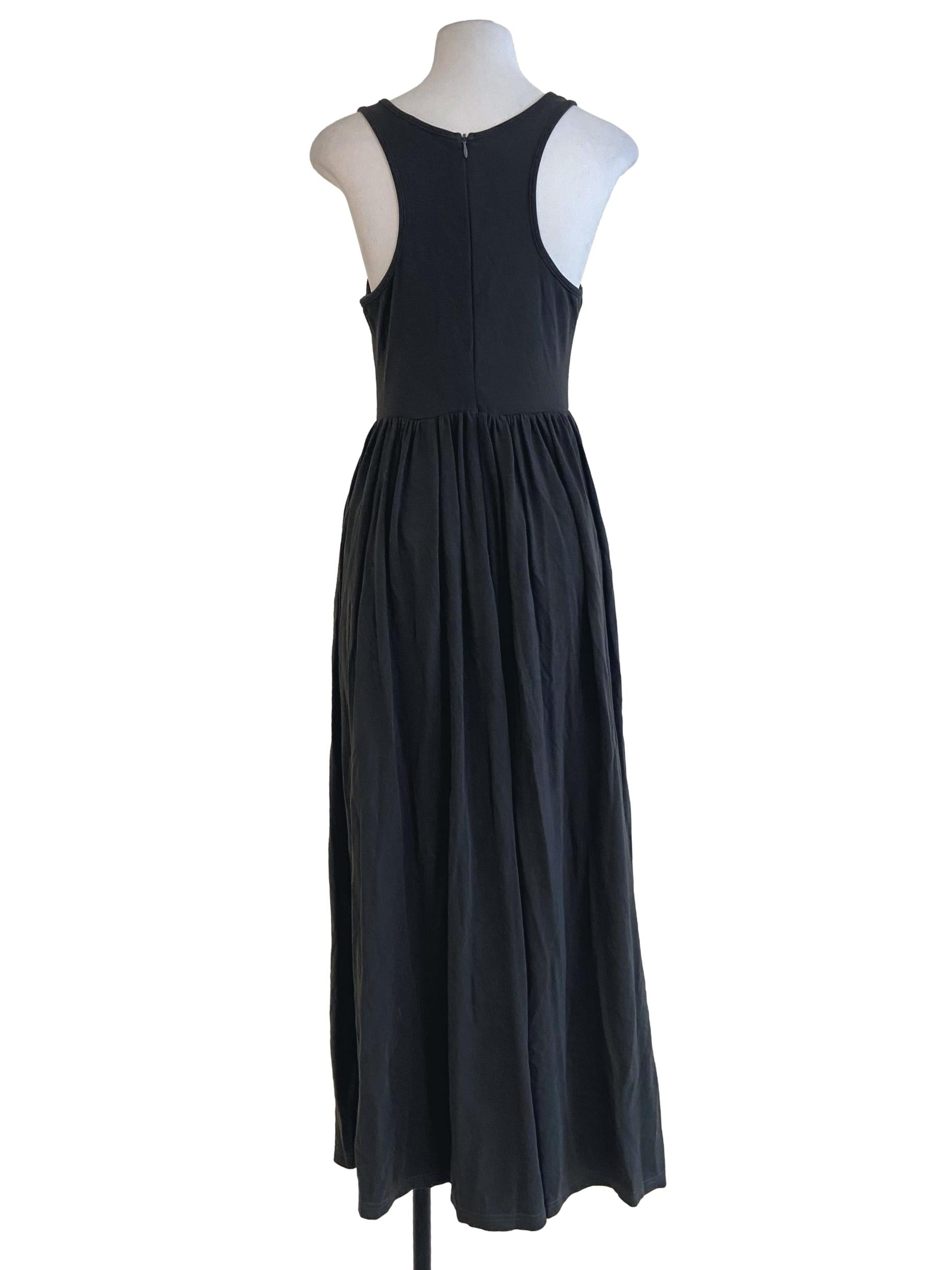 Shadow Grey Sleeveless Empire Dress