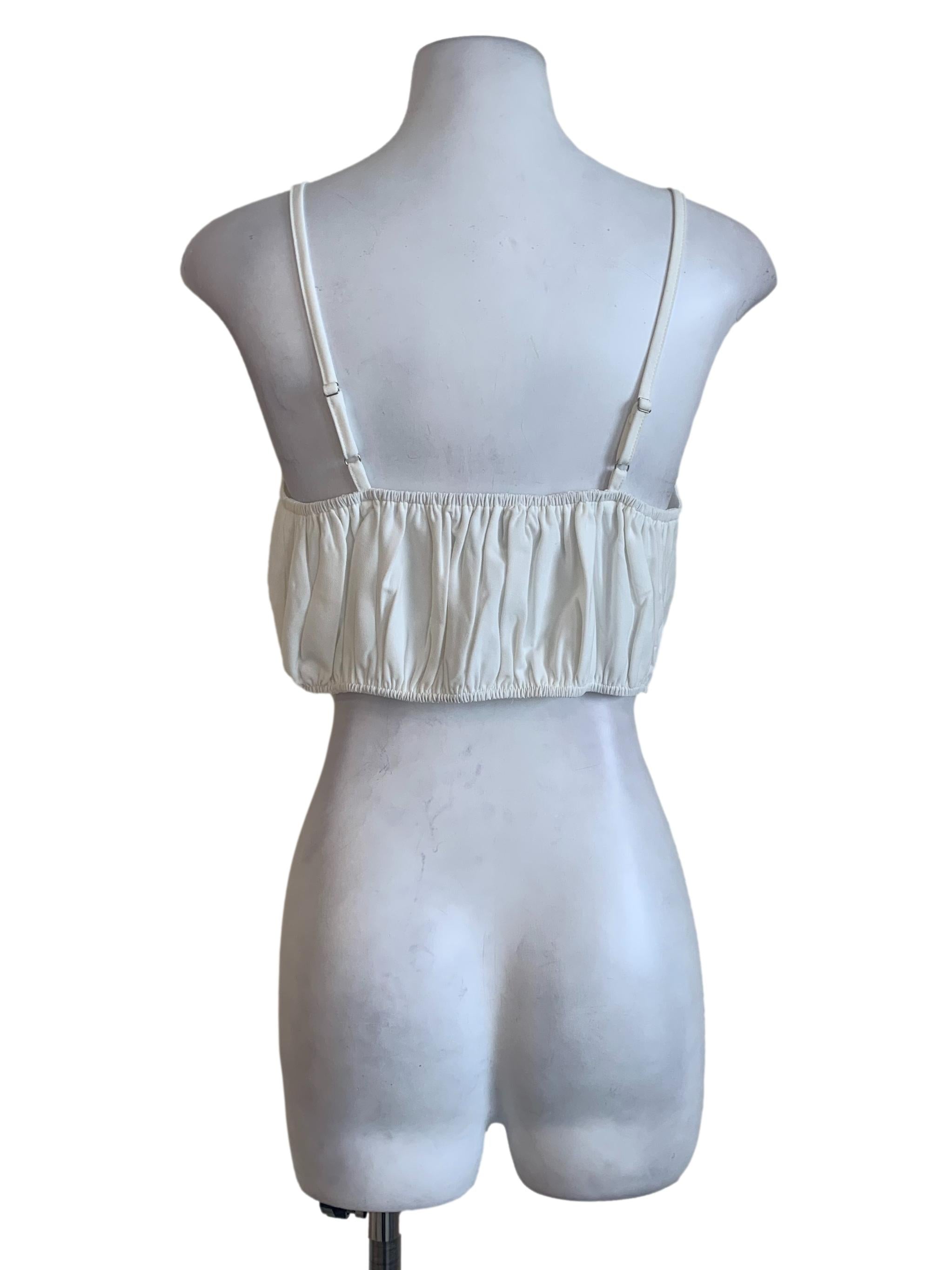 White Spaghetti Strap Top TTR