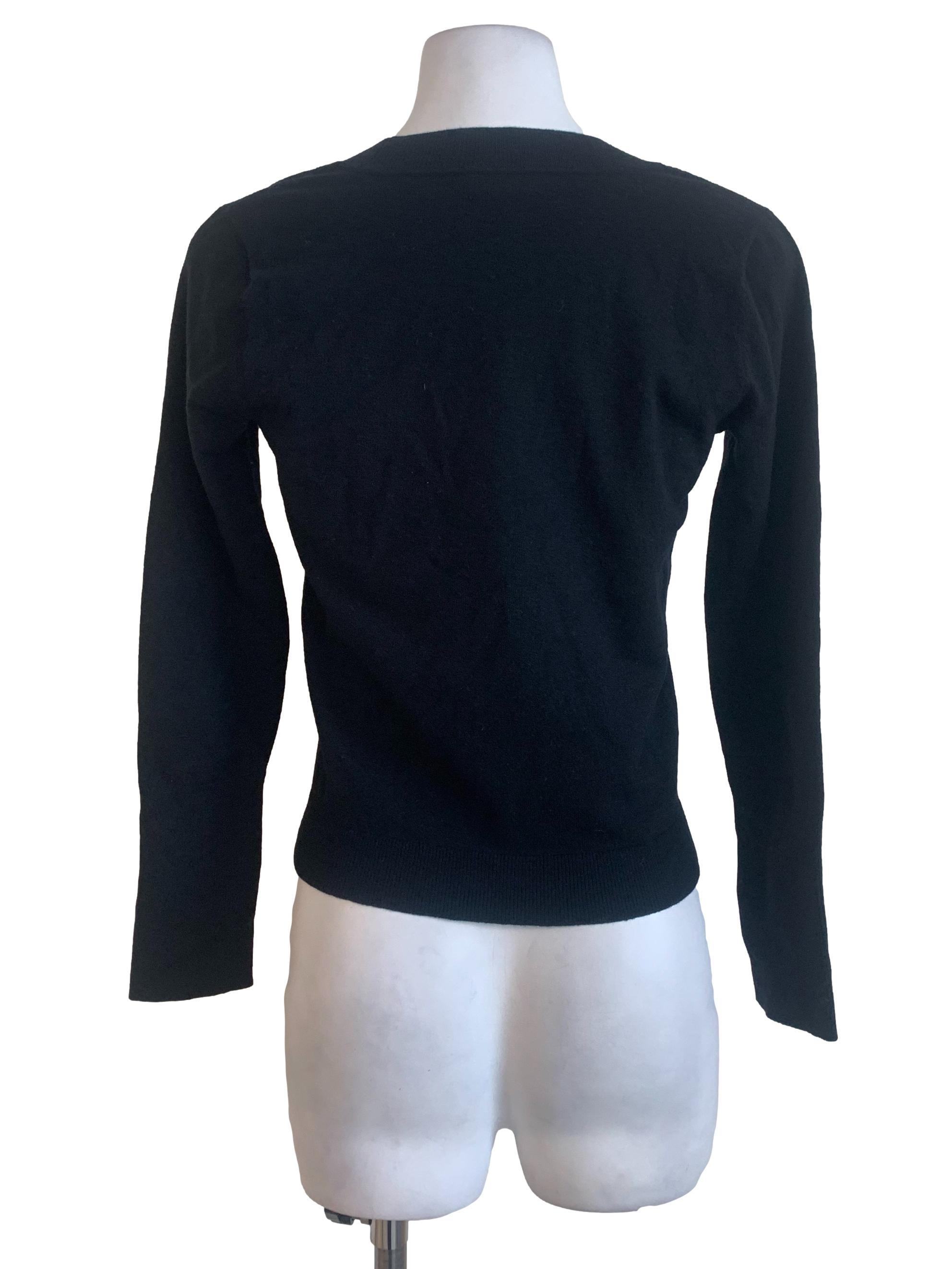 Black Round Neck Top