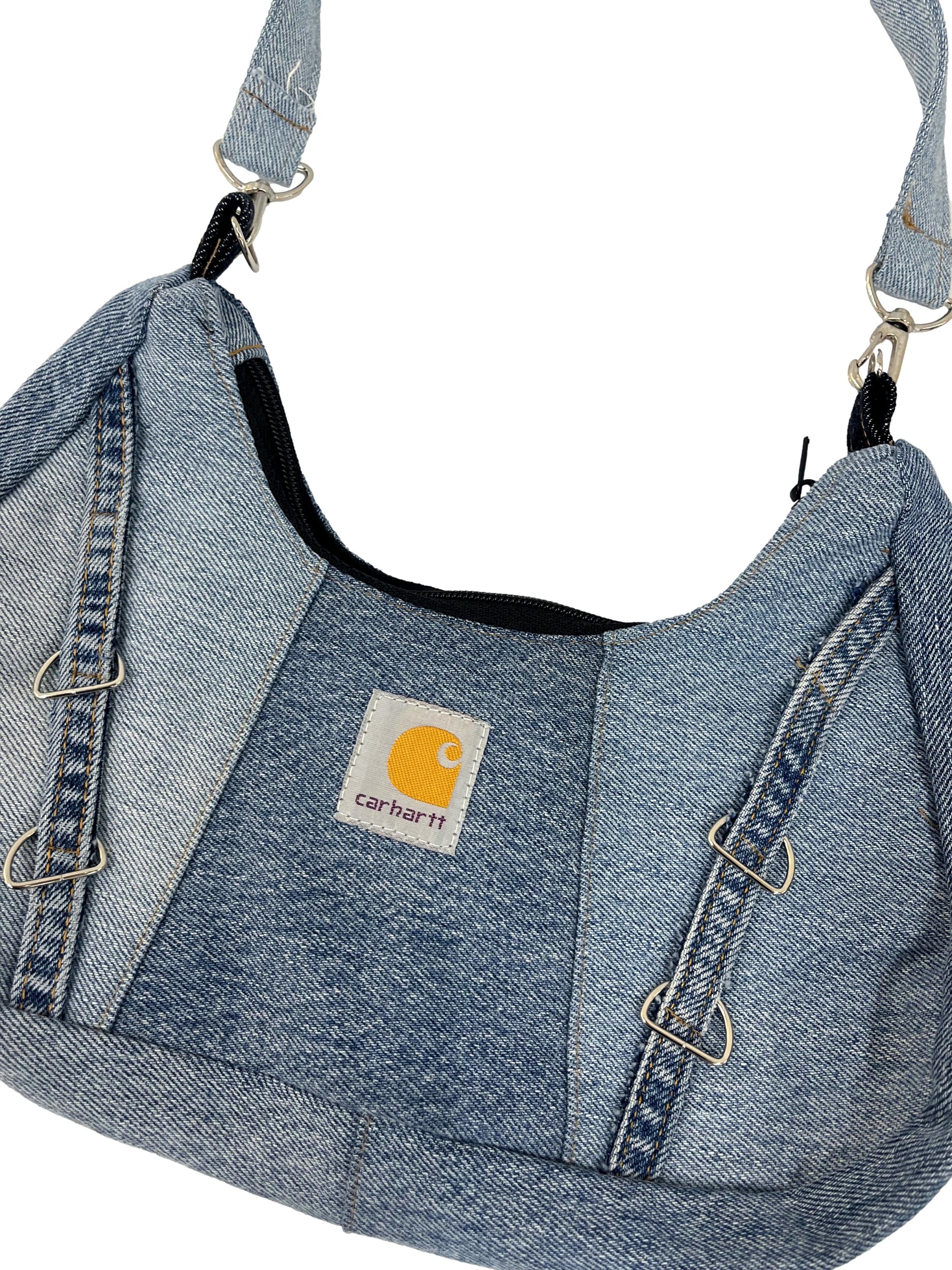 Light Denim Reworked Hobo Bag