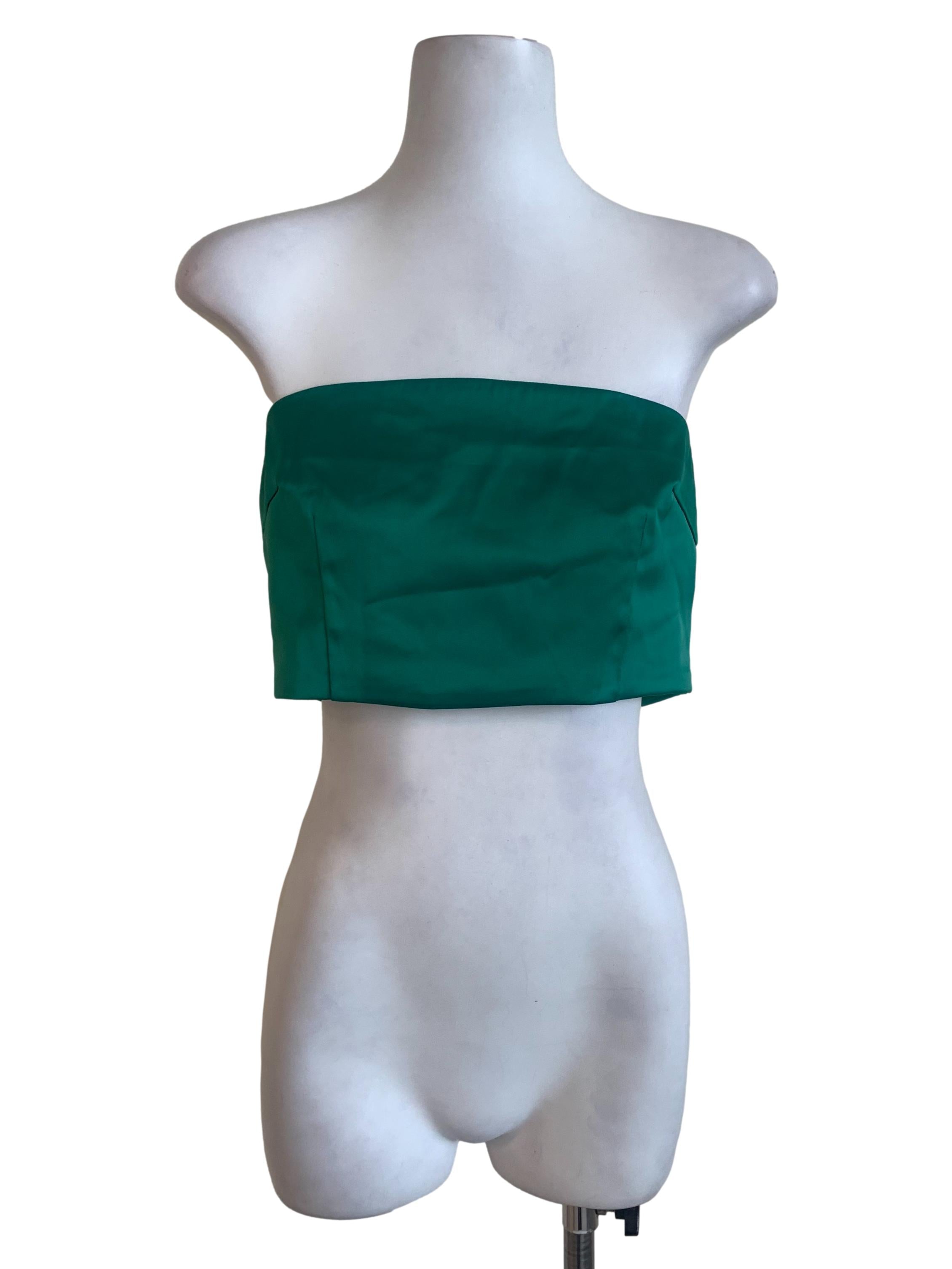 Pickel Green Tube Top