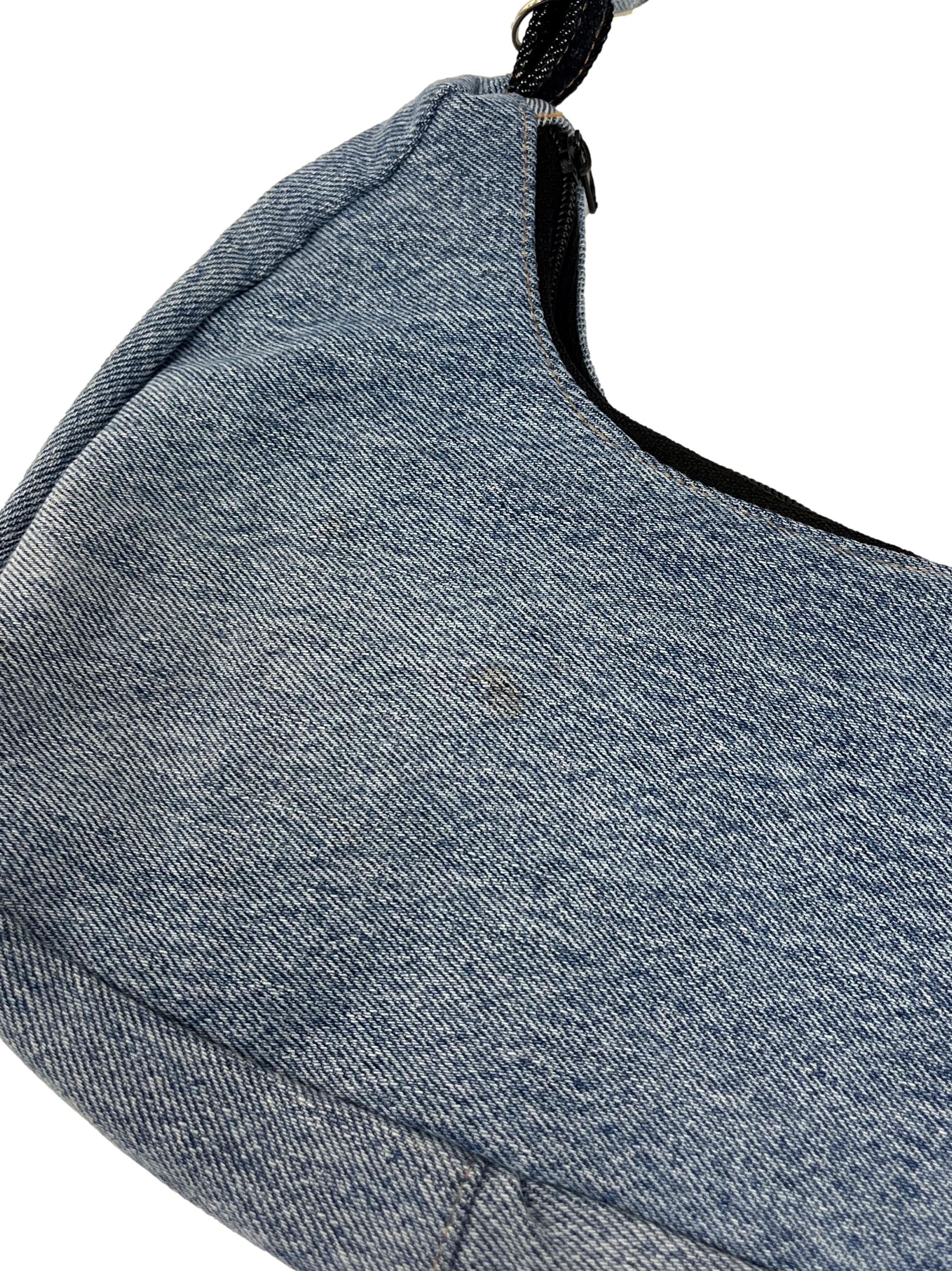 Light Denim Reworked Hobo Bag